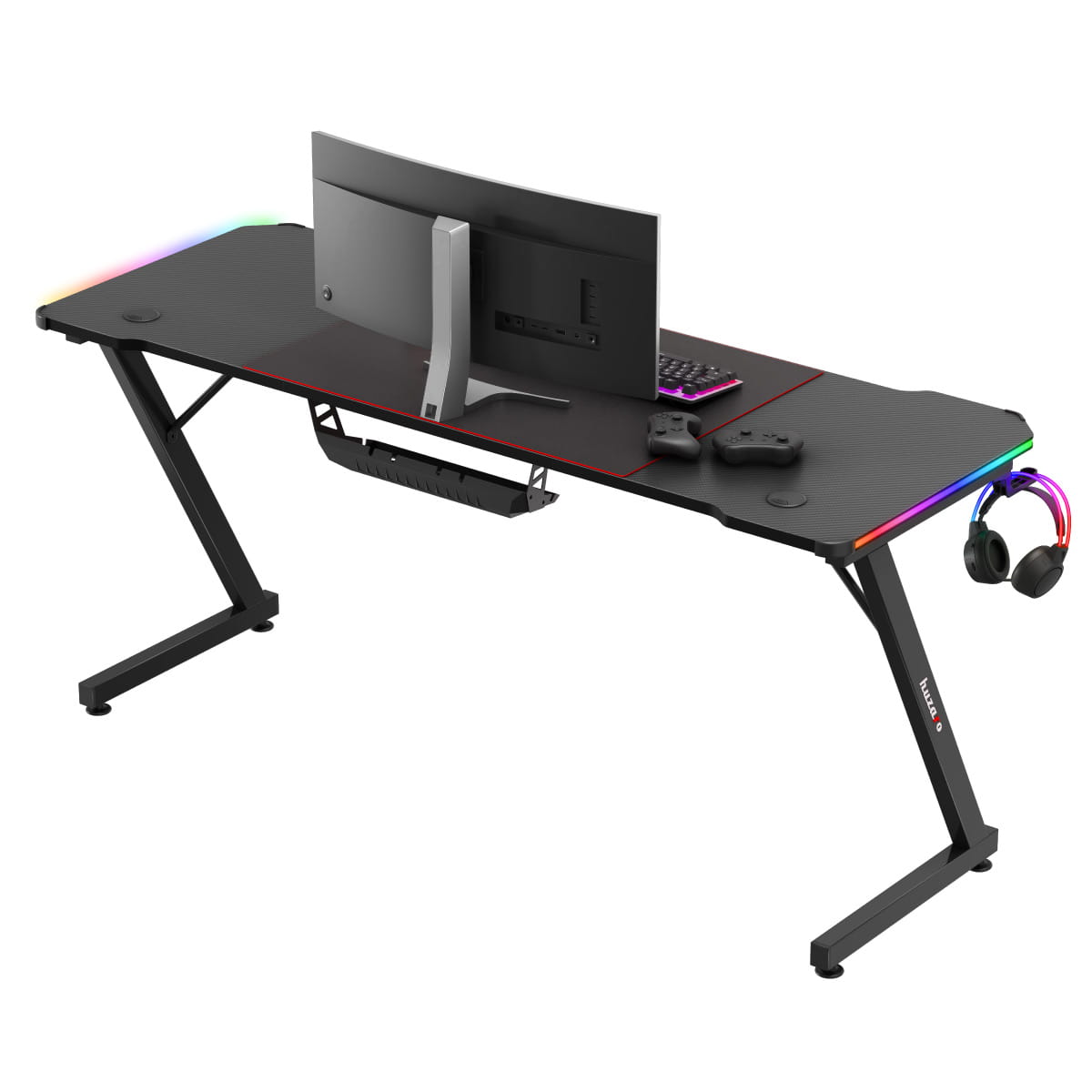 Гейминг бюро Huzaro Hero 4.8 RGB 160 см