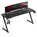 Huzaro Hero 4.8 Black 160 cm-es gamer íróasztal