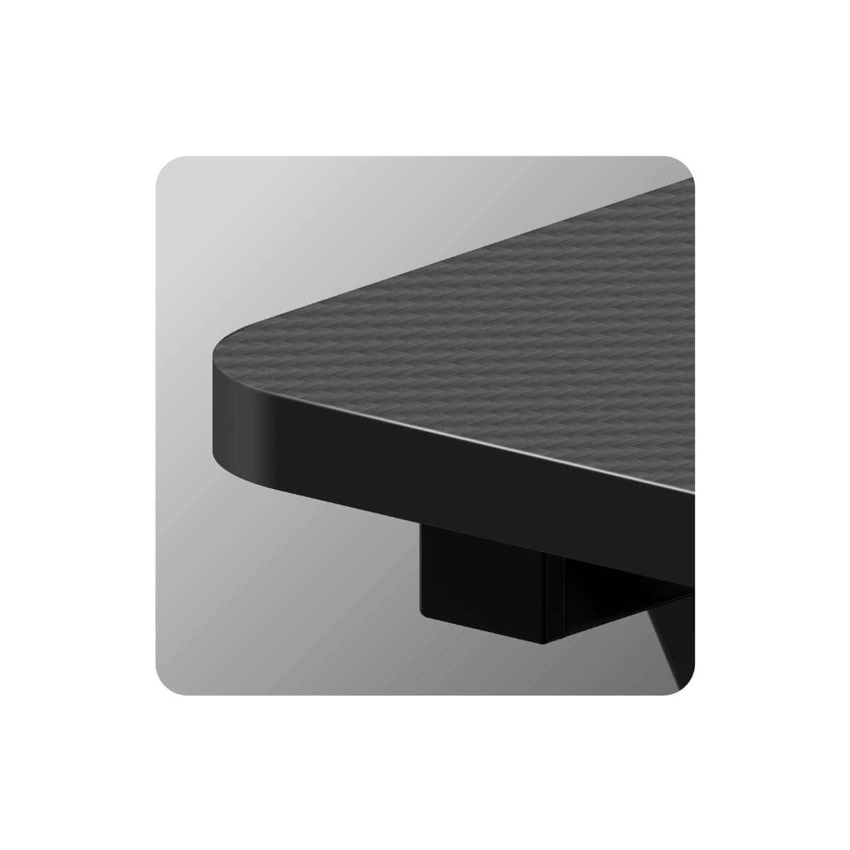 Huzaro Hero 4.8 Black 160 cm-es gamer íróasztal