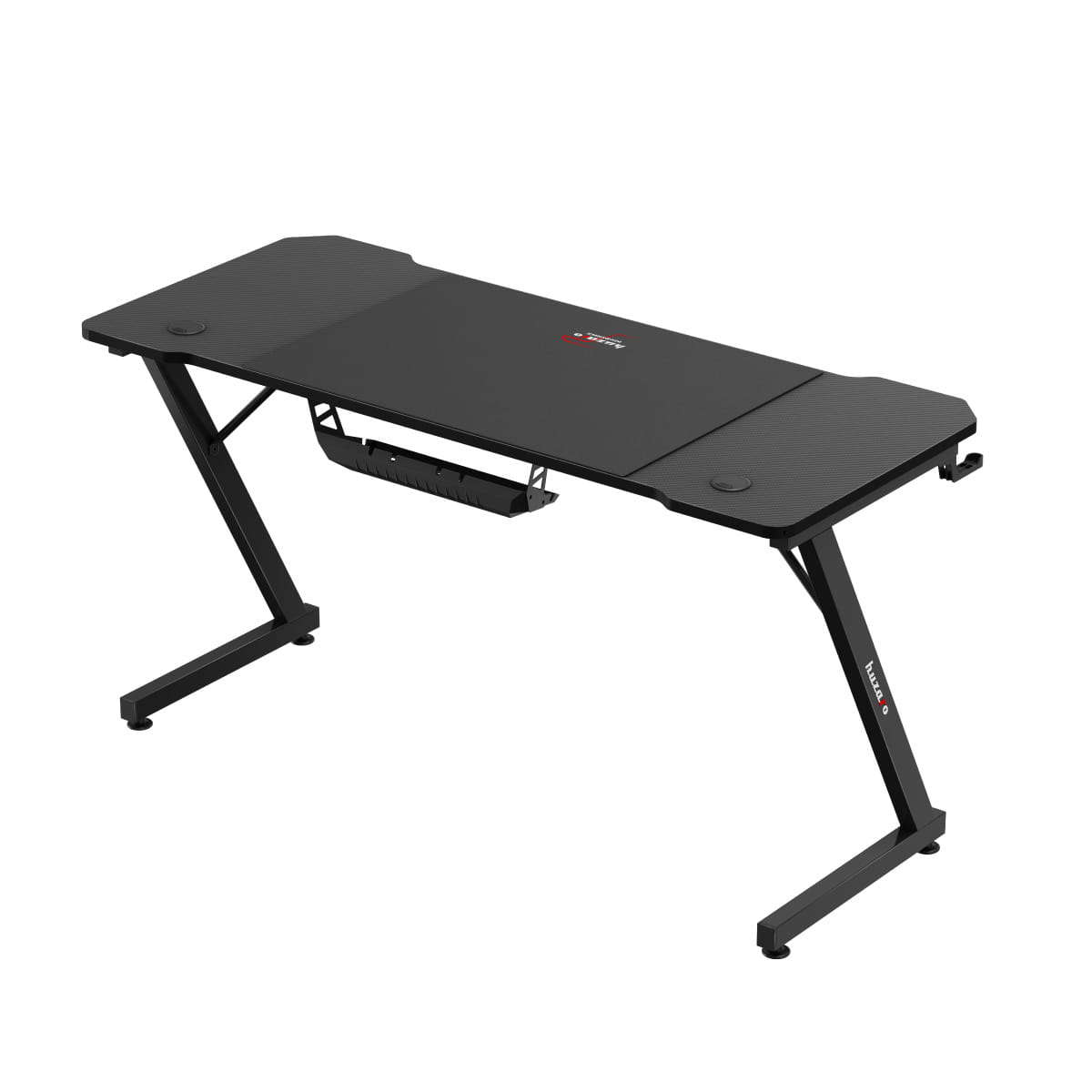 Huzaro Hero 3.3 Black 140 cm-es gamer íróasztal