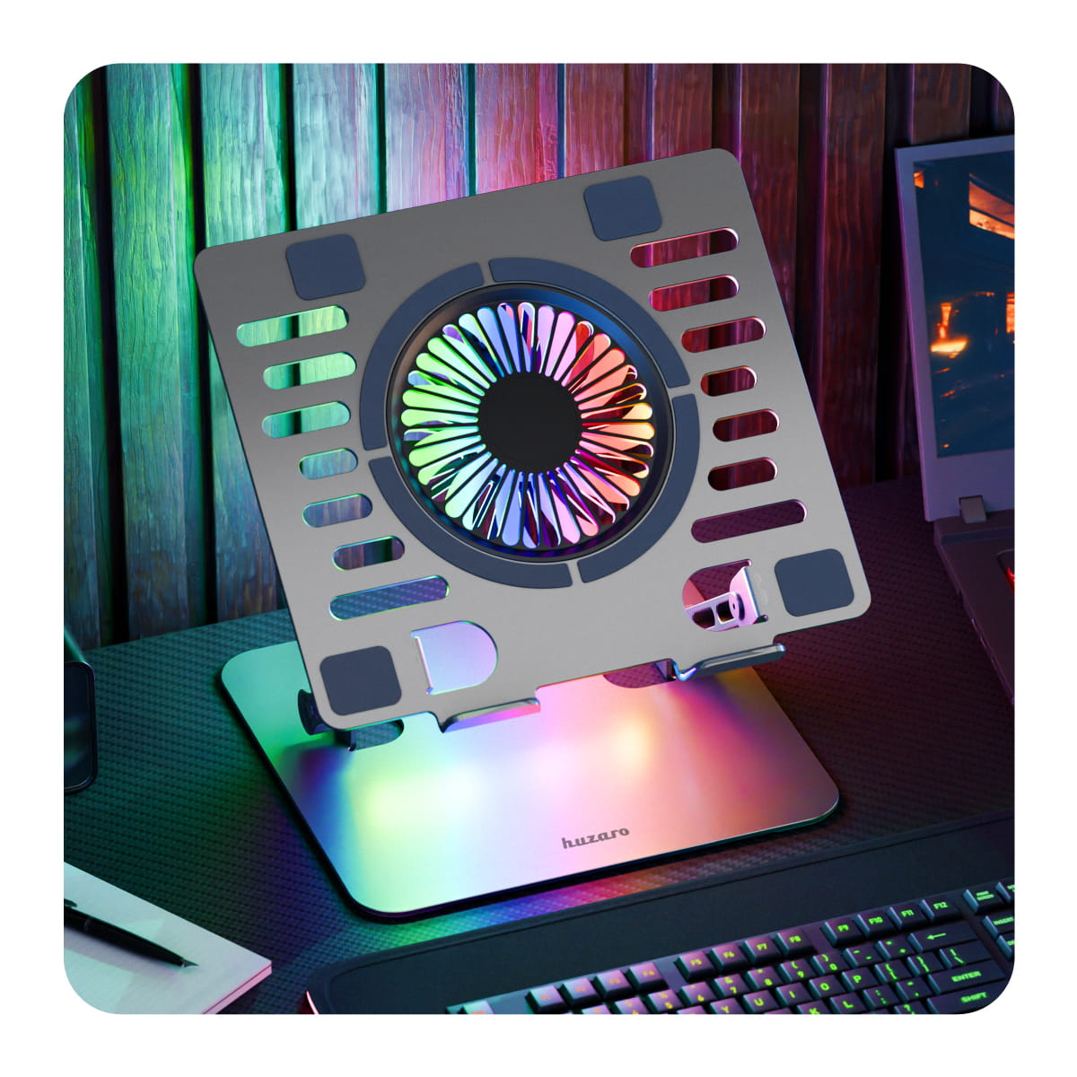 Huzaro Hold 4.0 RGB laptop-hűtőállvány