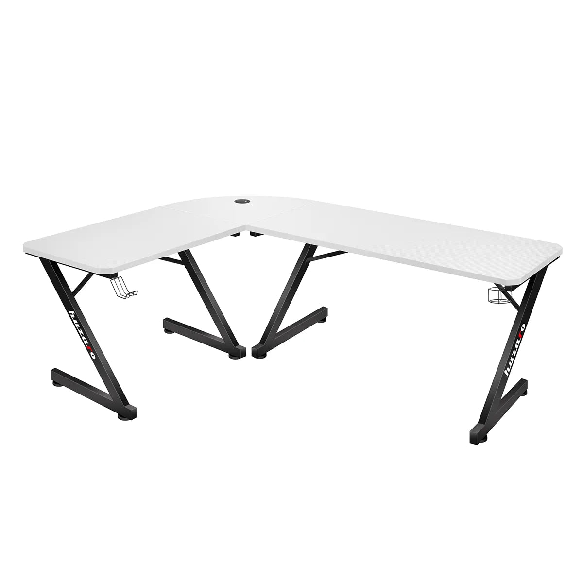 Huzaro Hero 7.0 White 154 cm-es gamer íróasztal