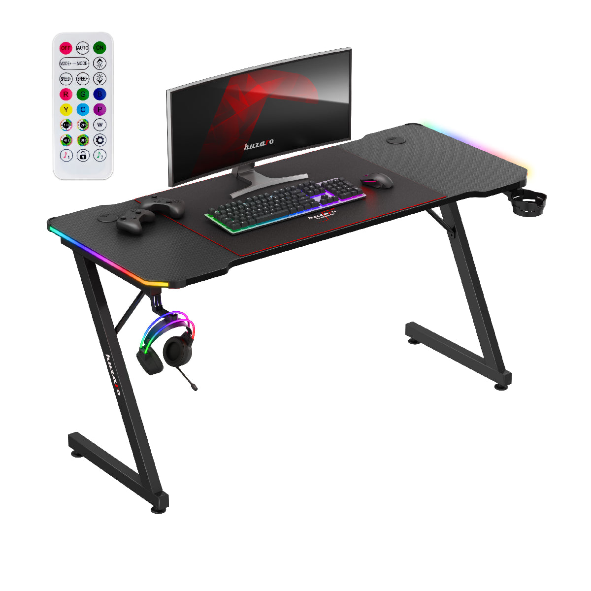 Гейминг бюро Huzaro Hero 3.3 RGB 140 см