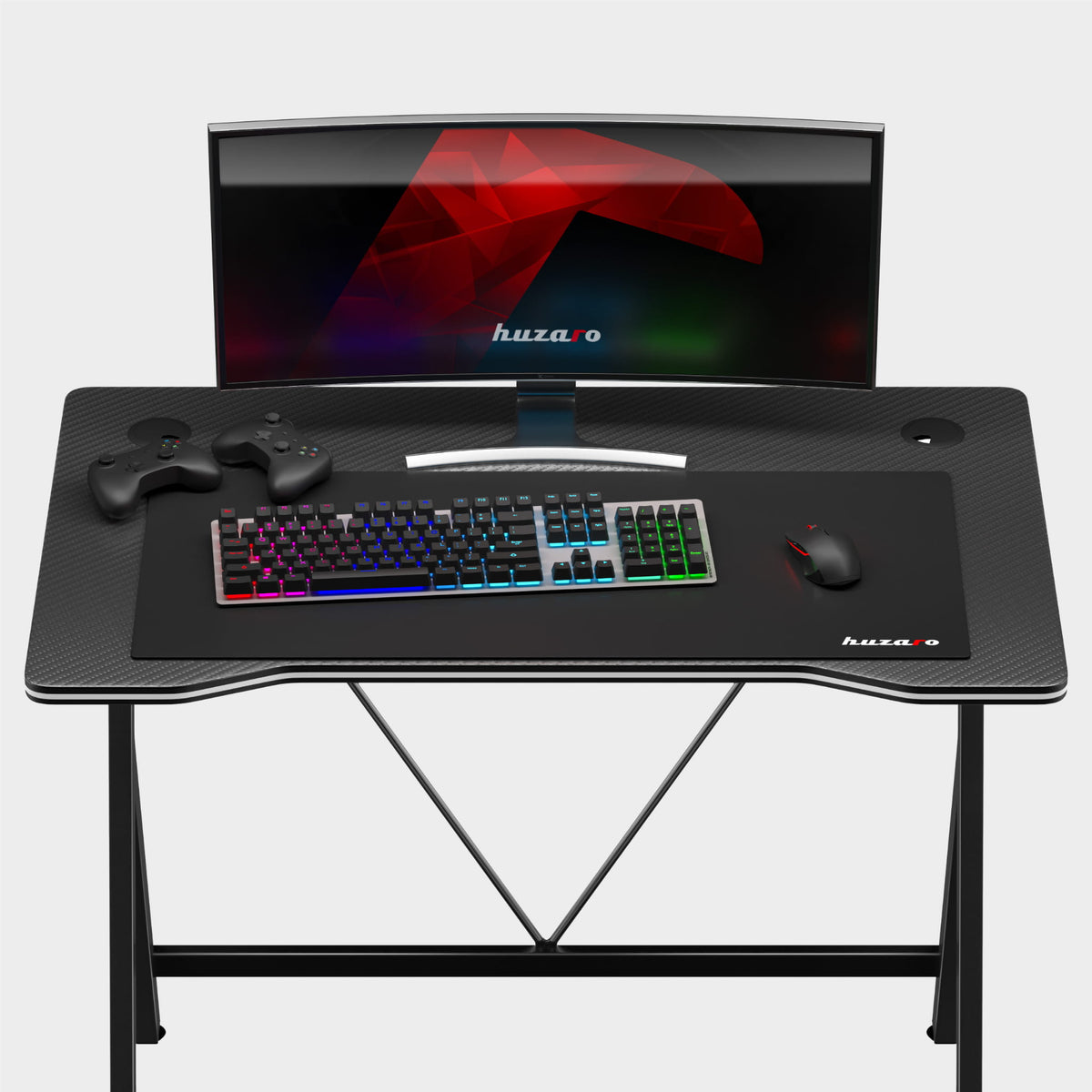 Гейминг бюро Huzaro Hero 1.4 Black 100 см