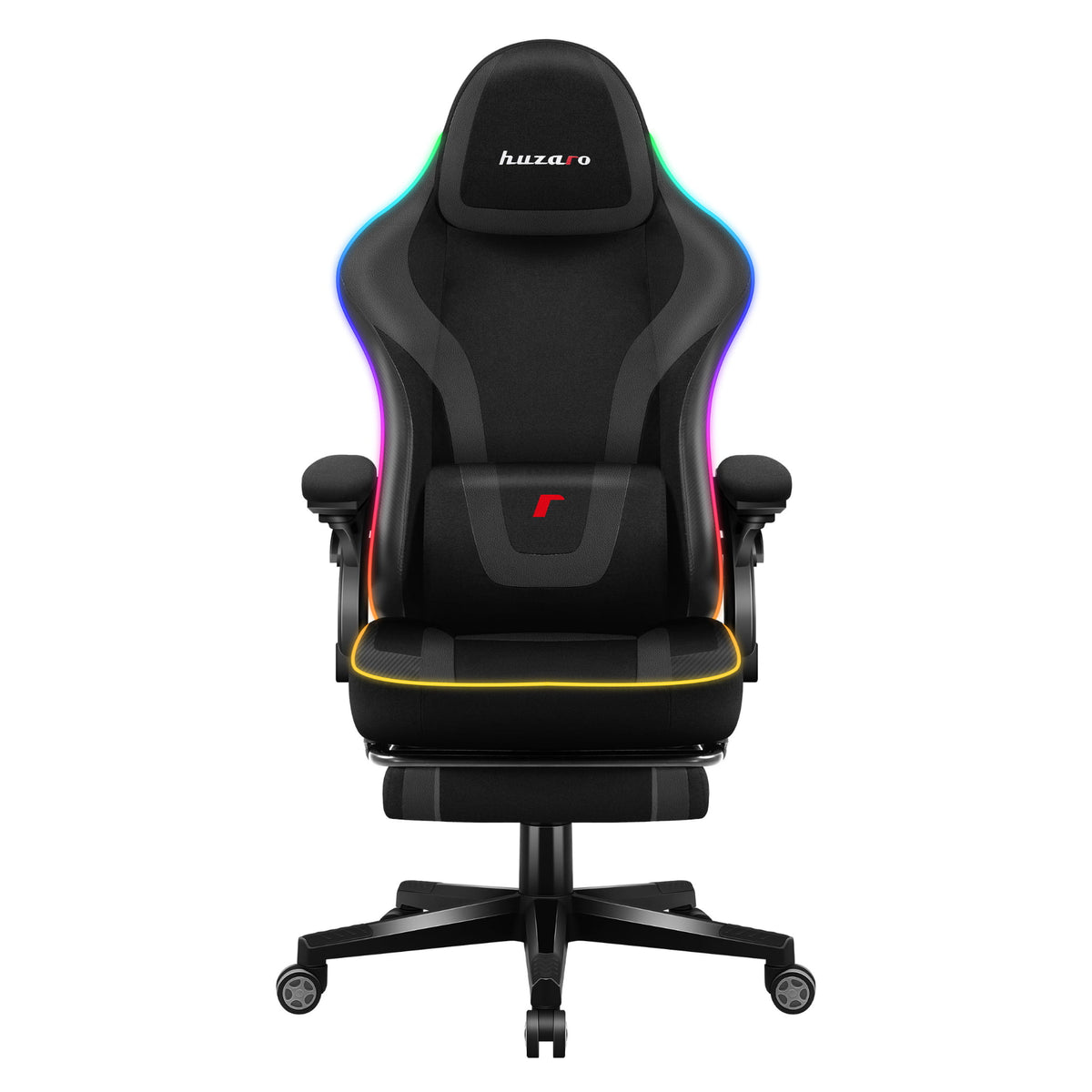 Гейминг стол Huzaro Force 4.6 Black RGB Smart
