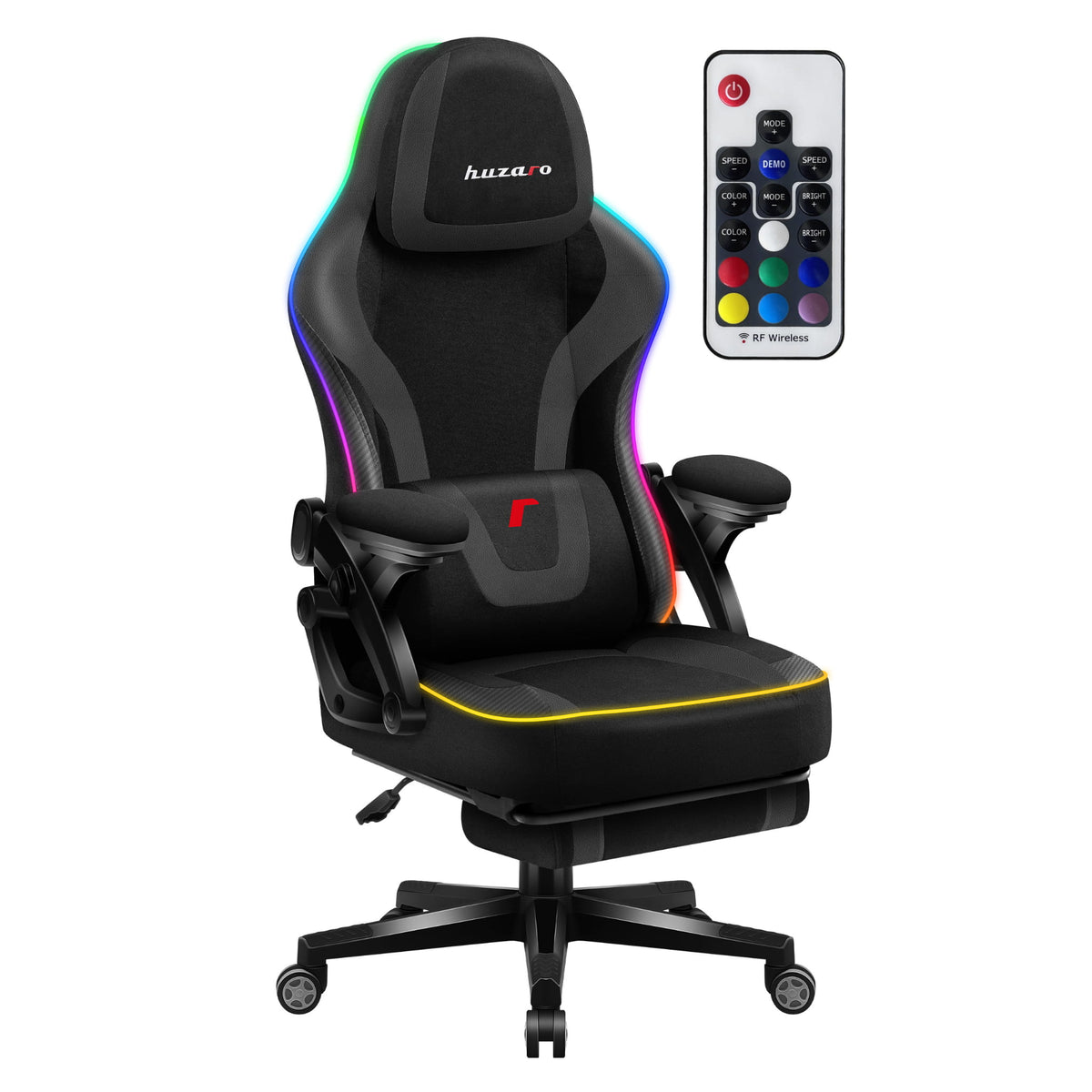Huzaro Force 4.6 Black RGB Smart gamer szék