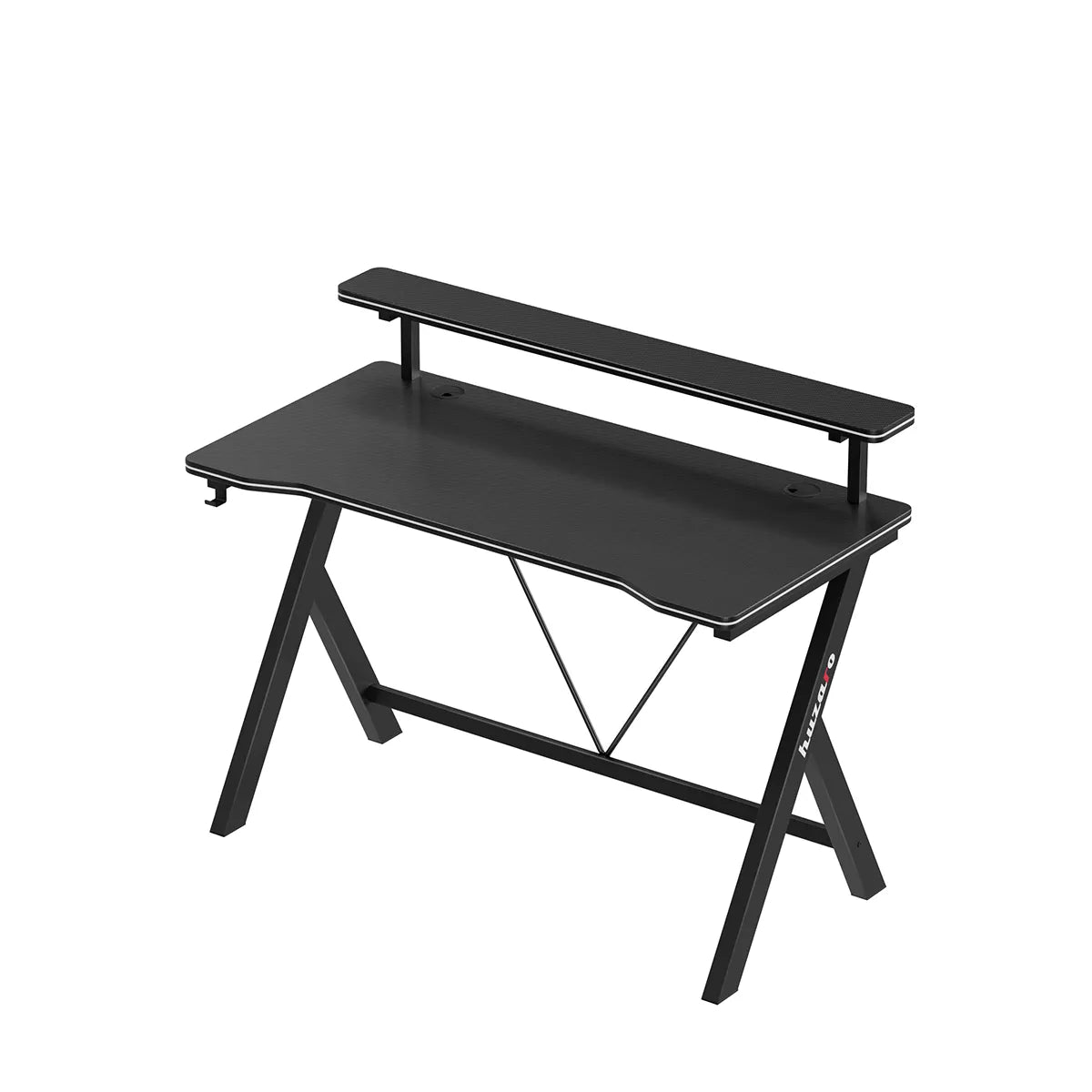 120 cm-es Huzaro Hero 1.9 Black gamer íróasztal