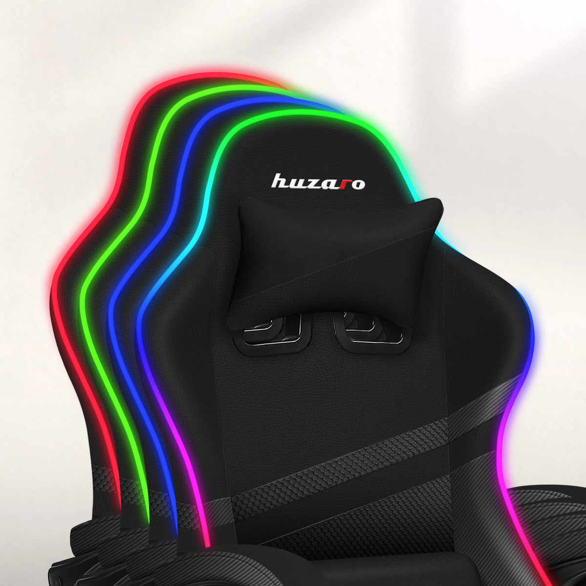 Геймърски стол Huzaro FORCE 4.4 RGB Black Mesh