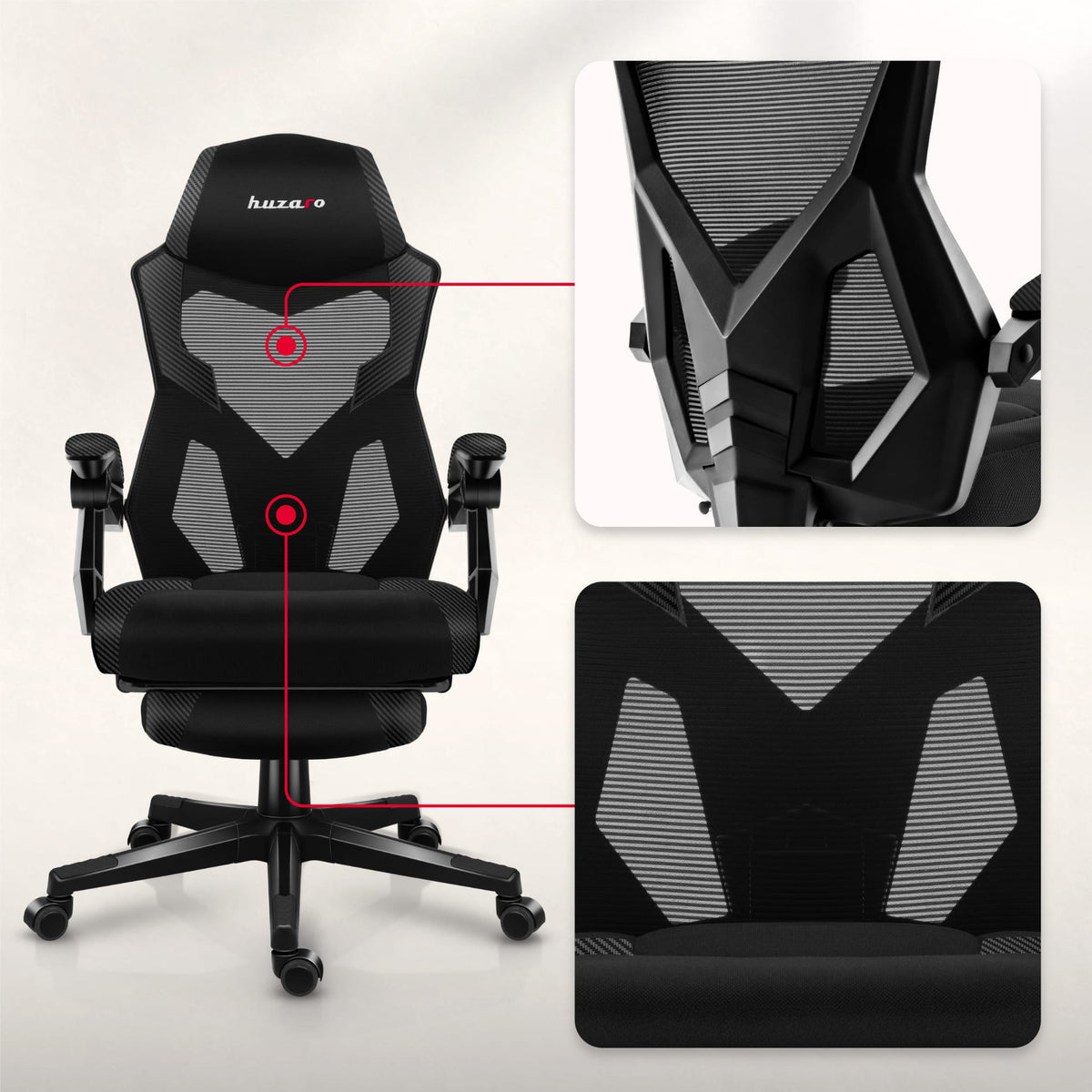 Huzaro Combat 3.1 Carbon gamer szék