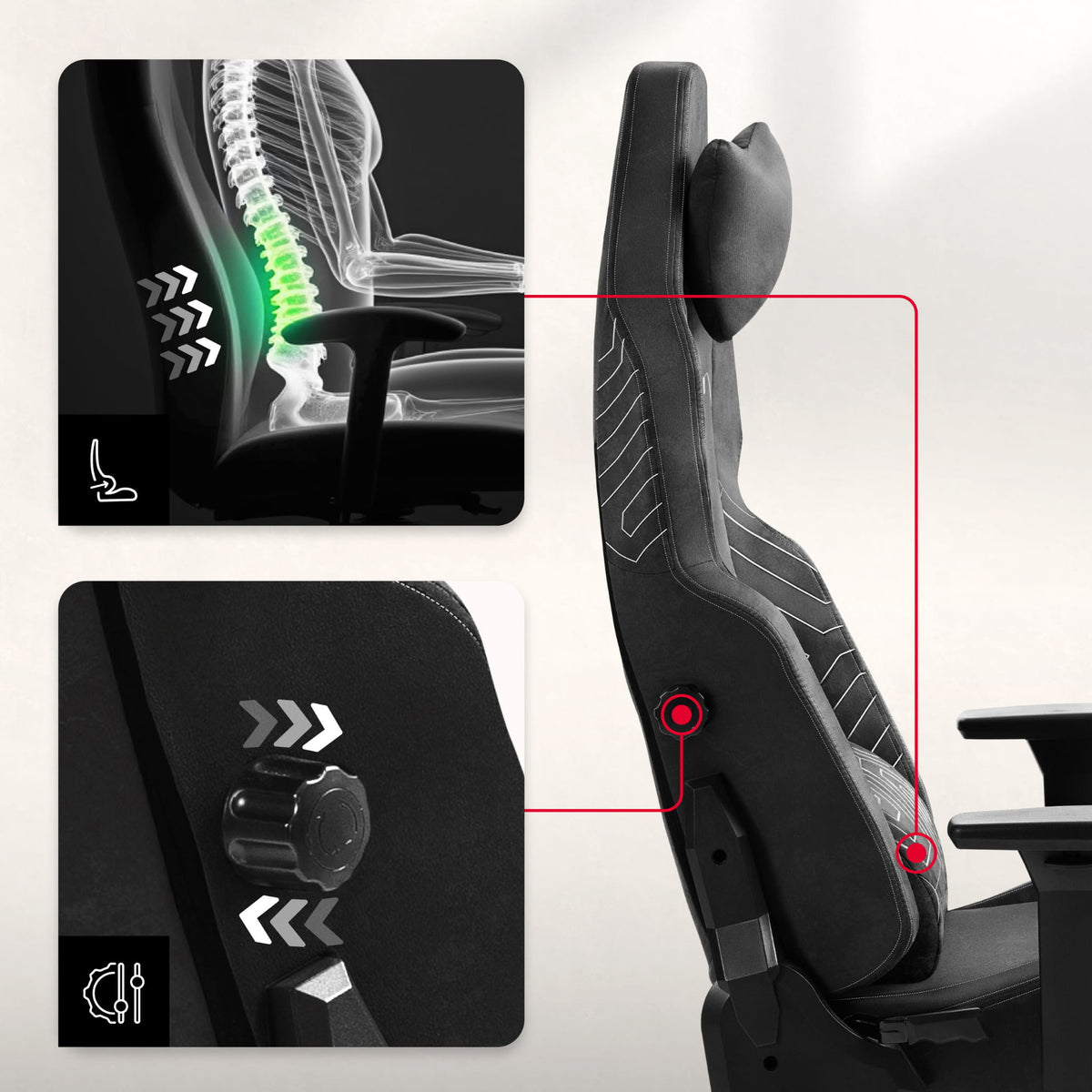 Гейминг стол HUZARO FORCE 8.1 Black