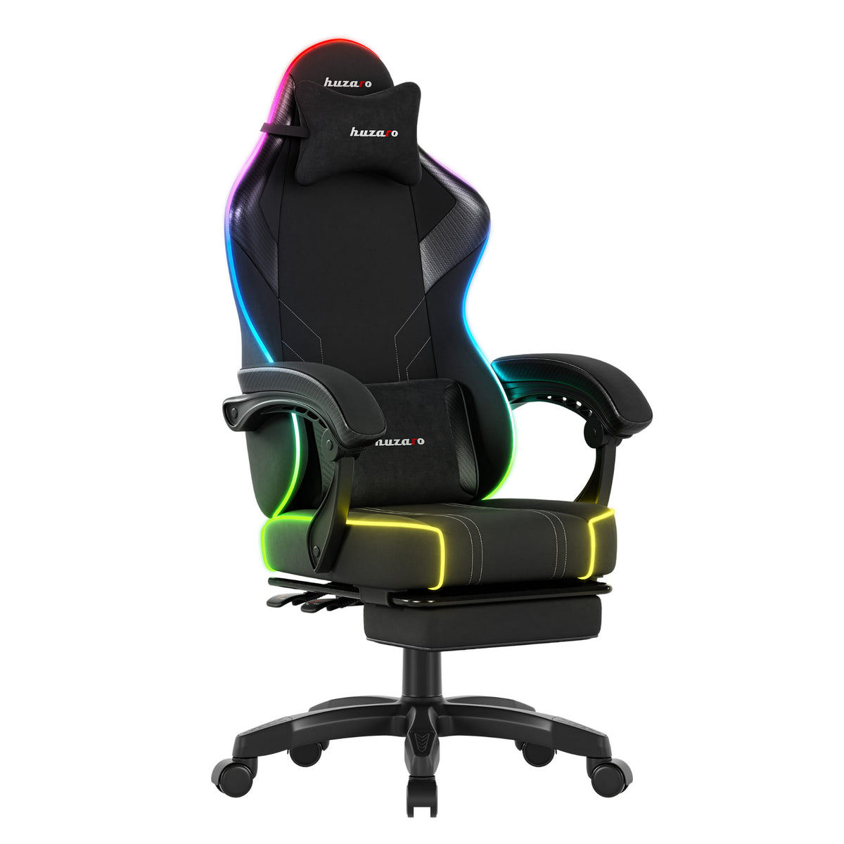 Гейминг стол Huzaro Force 3.7 RGB Black