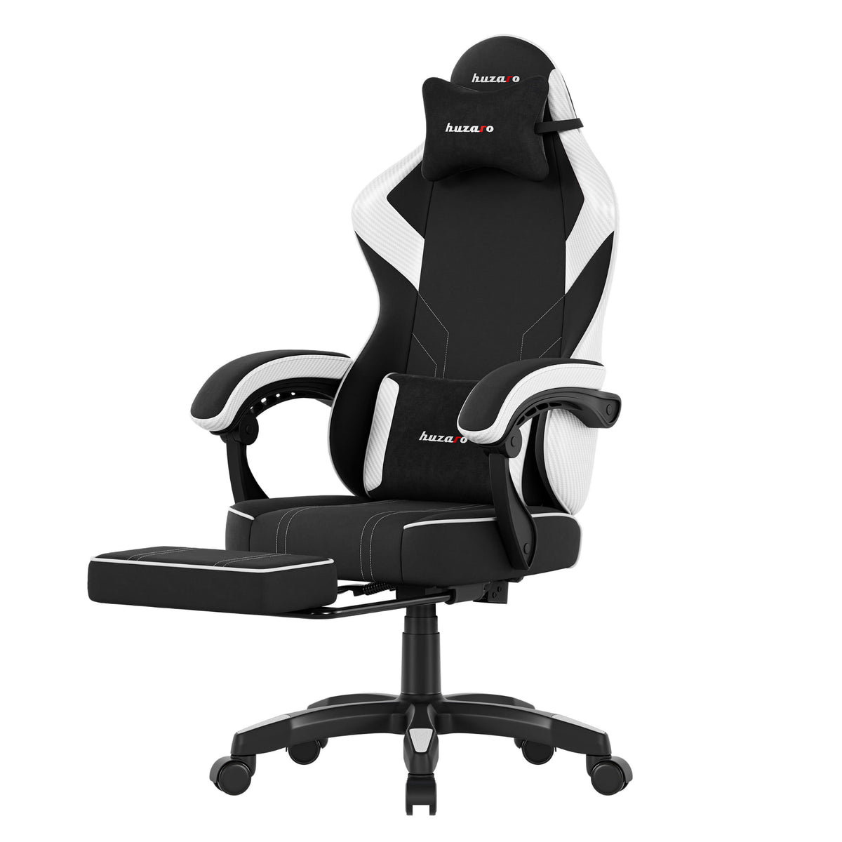 Гейминг стол Huzaro Force 3.7 White Carbon