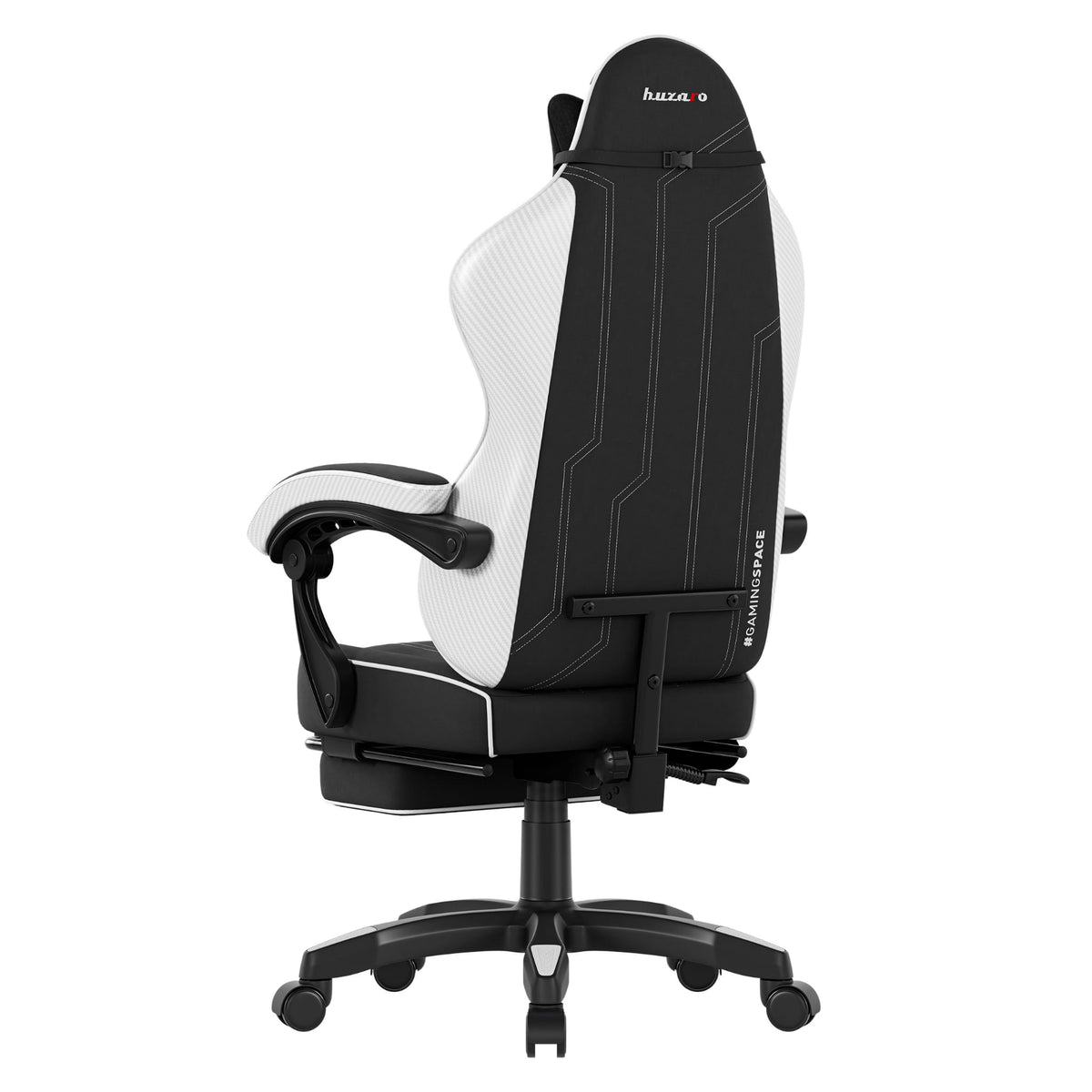 Гейминг стол Huzaro Force 3.7 White Carbon