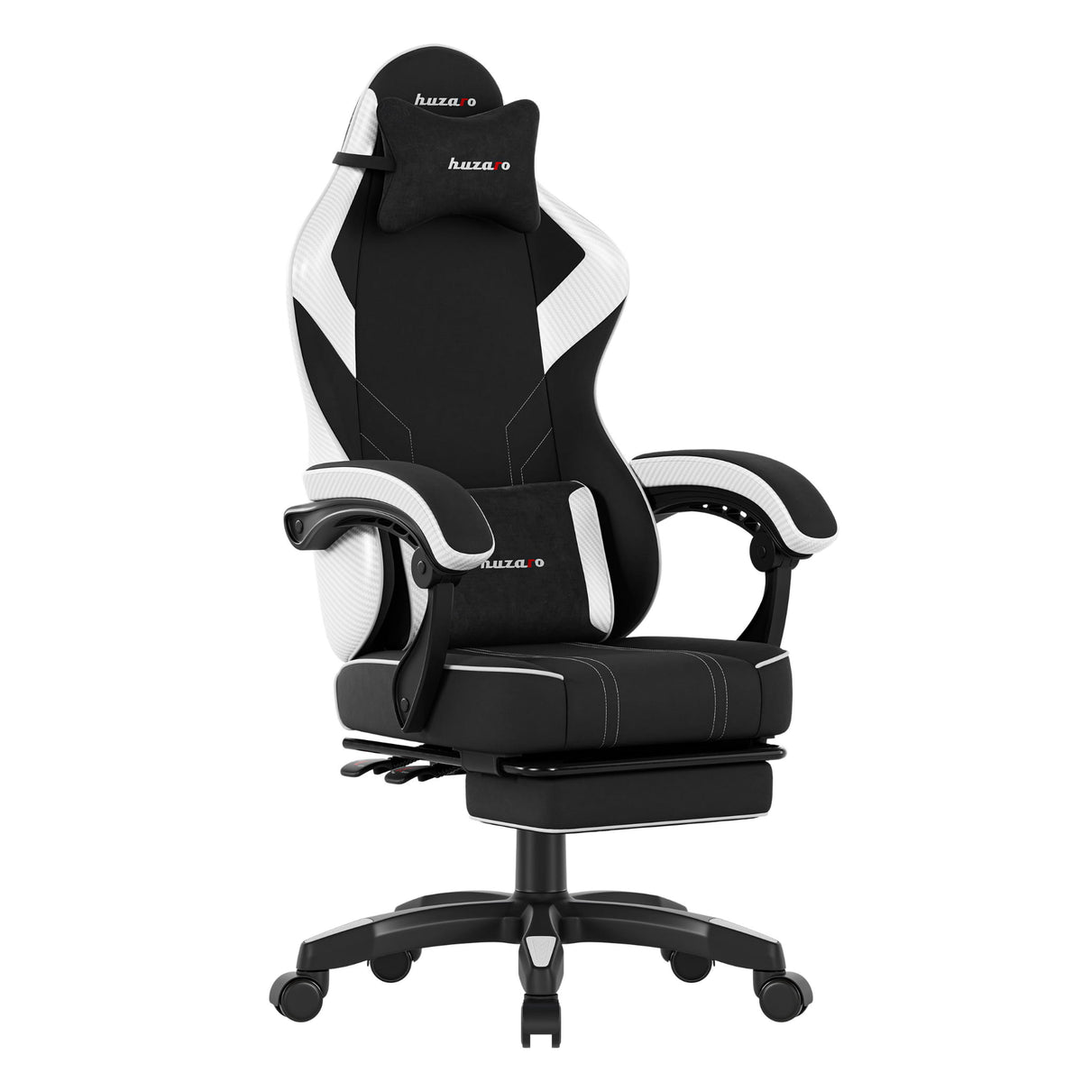 Гейминг стол Huzaro Force 3.7 White Carbon