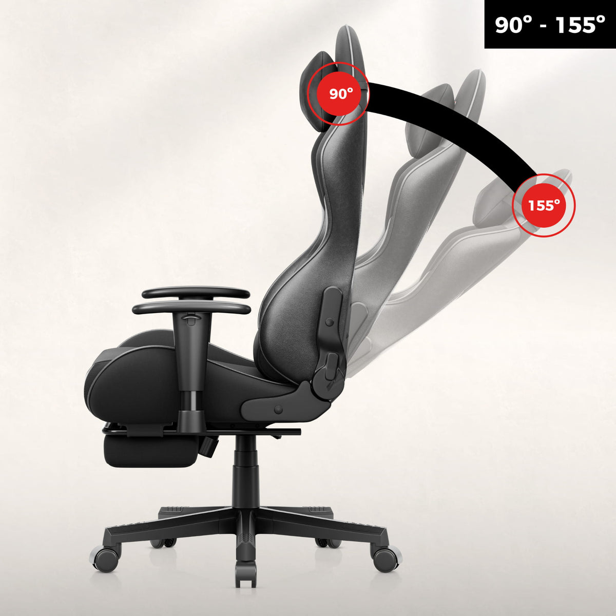 Гейминг стол Huzaro Force 5.7 Black