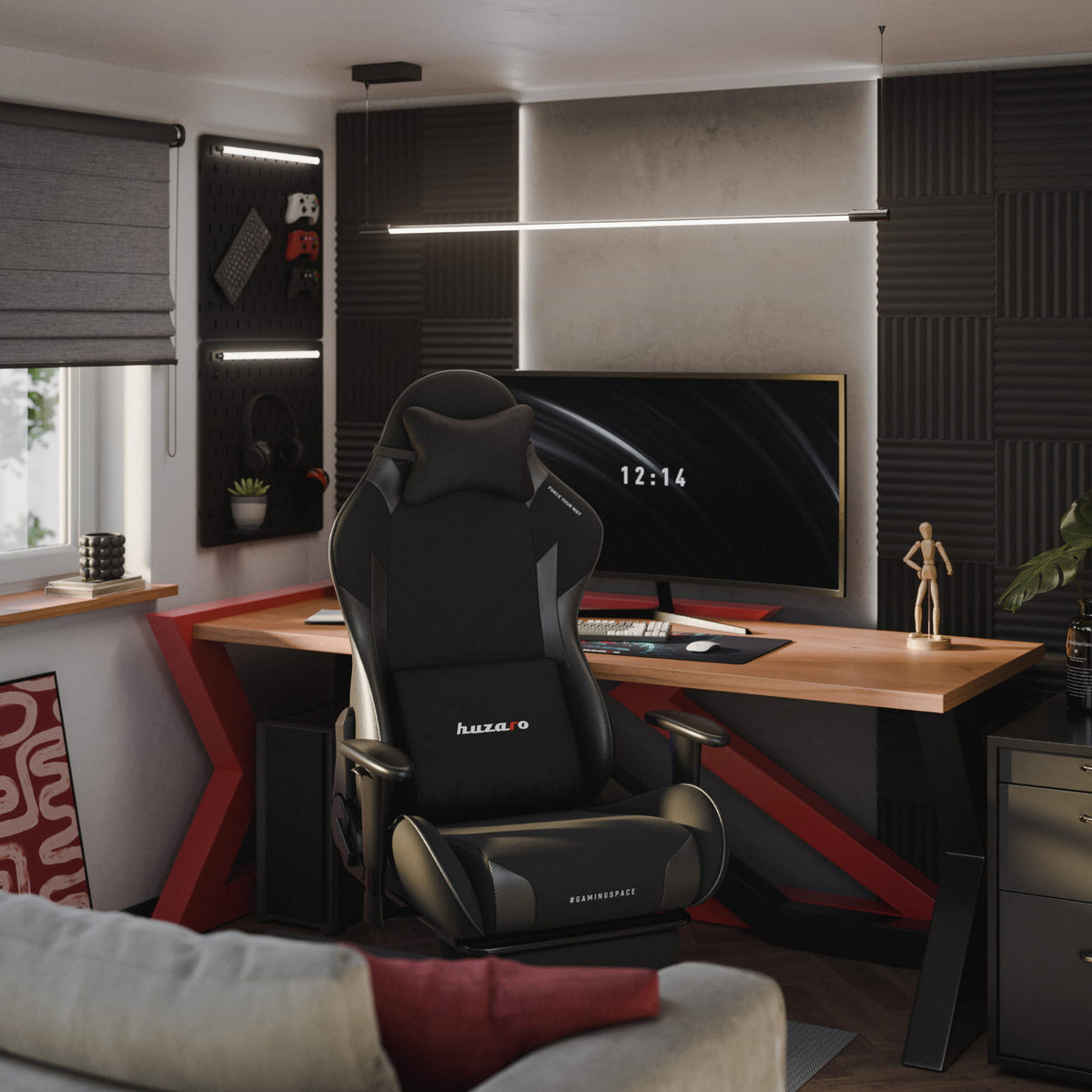 Huzaro Force 5.7 Black gamer szék