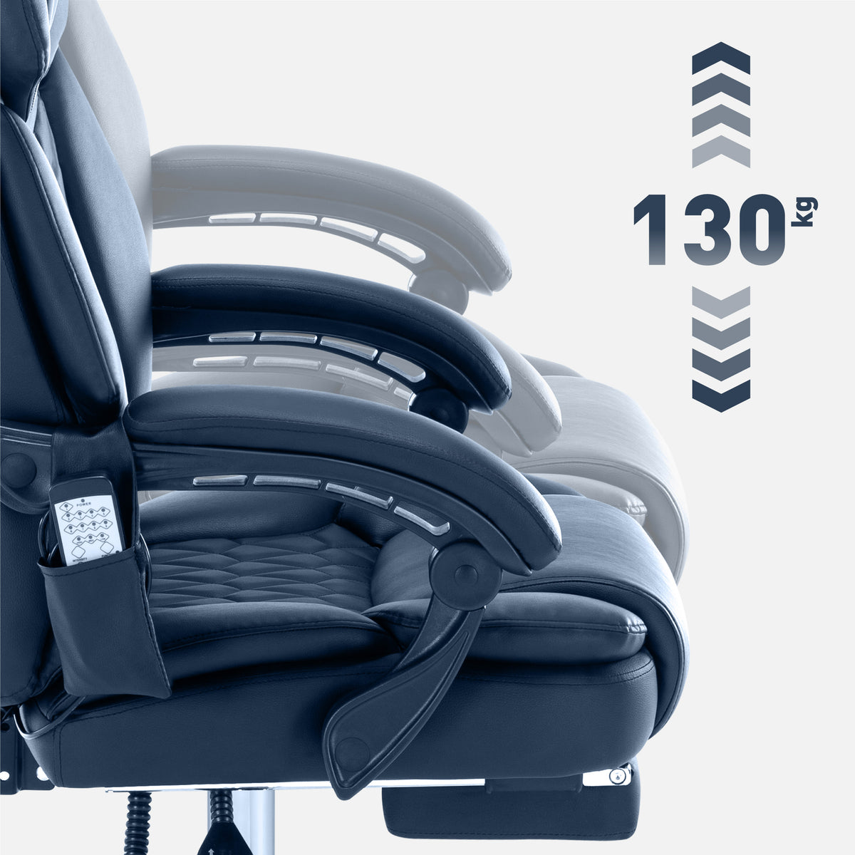 Mark Adler Boss 6.0 irodai masszázsfotel lábtámasszal