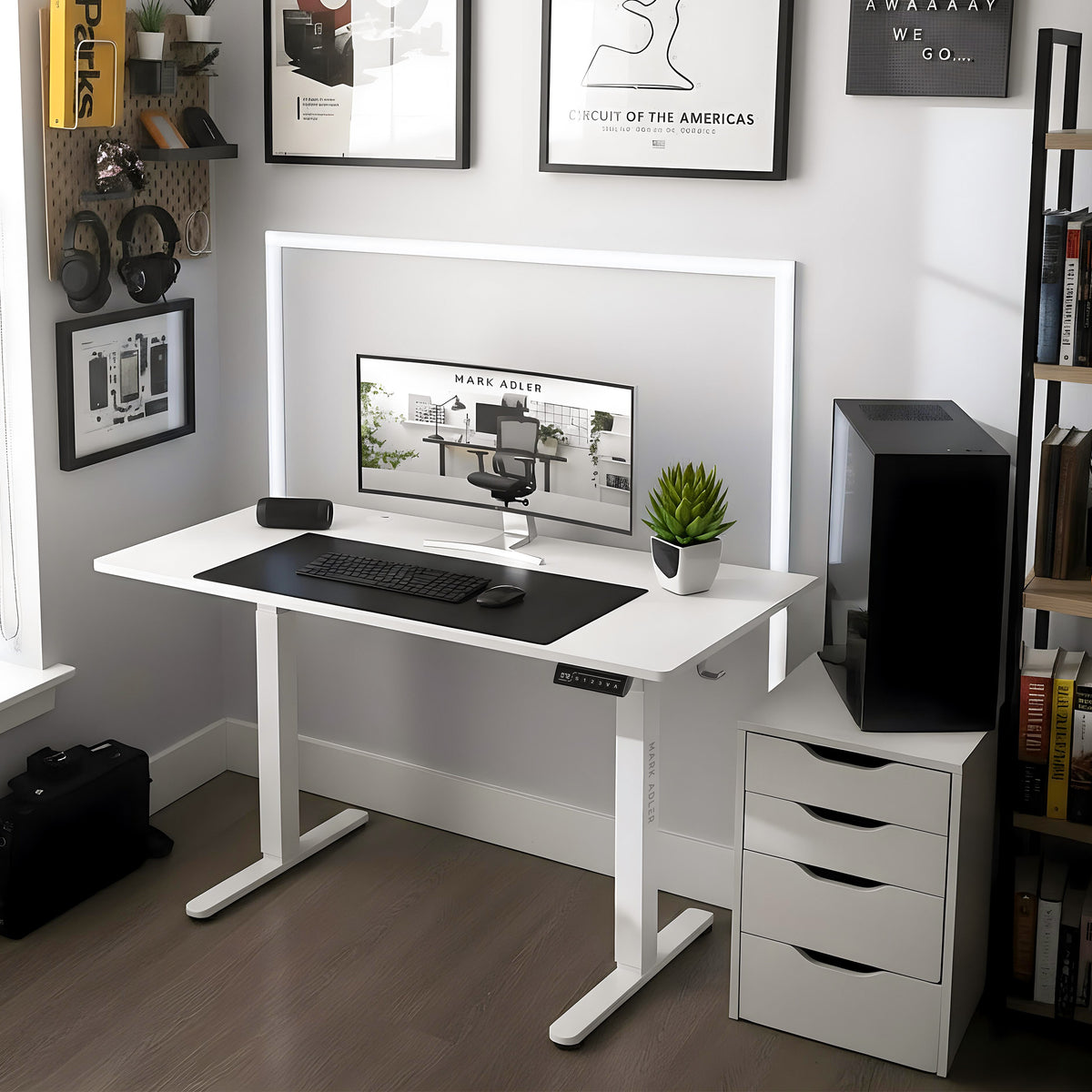 Mark Adler Leader 7.0 White 120 cm-es elektromos íróasztal