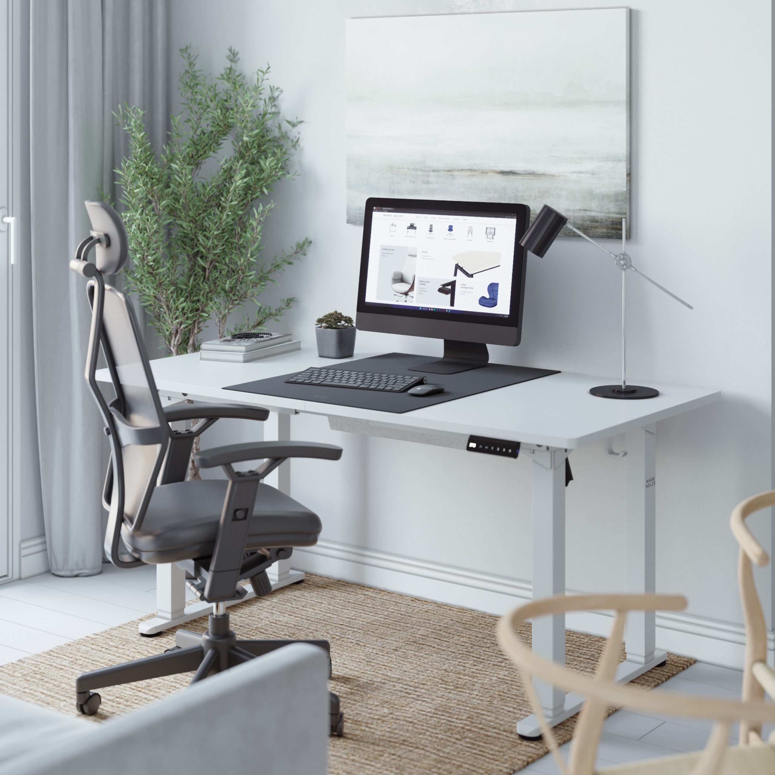 Biurko elektryczne Mark Adler Leader 9.3 White 160 cm