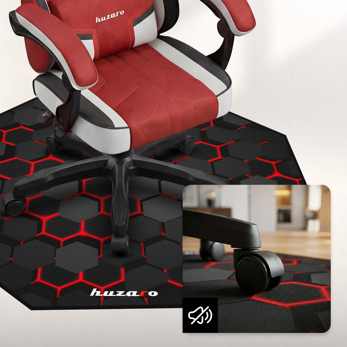 Huzaro FloorMat 2.0 játékos szék alá való szőnyeg