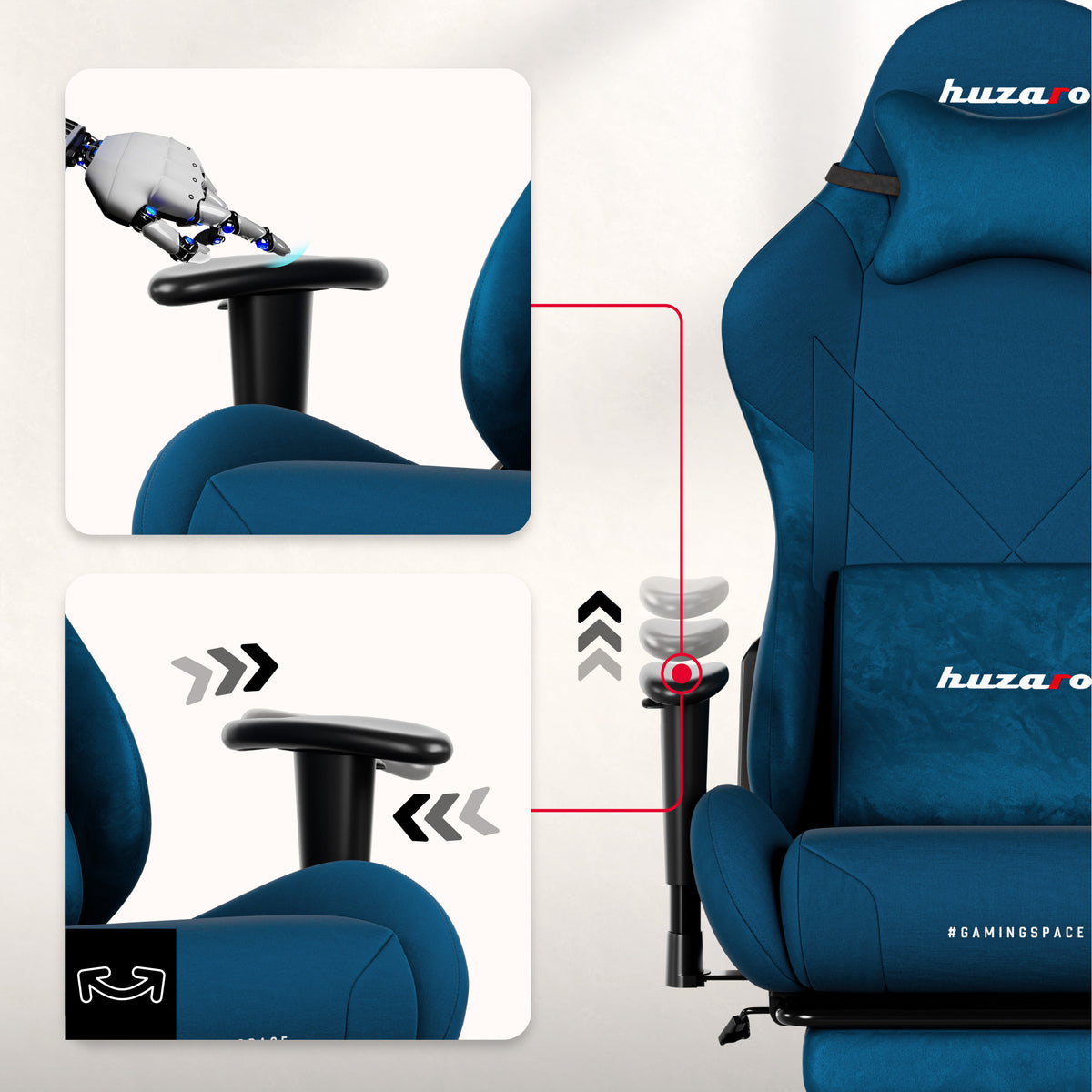 Huzaro Force 5.7 Blue gamer szék