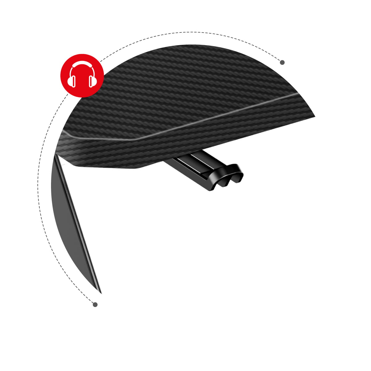 Biurko Gamingowe Huzaro Hero 2.8 Black 140 cm