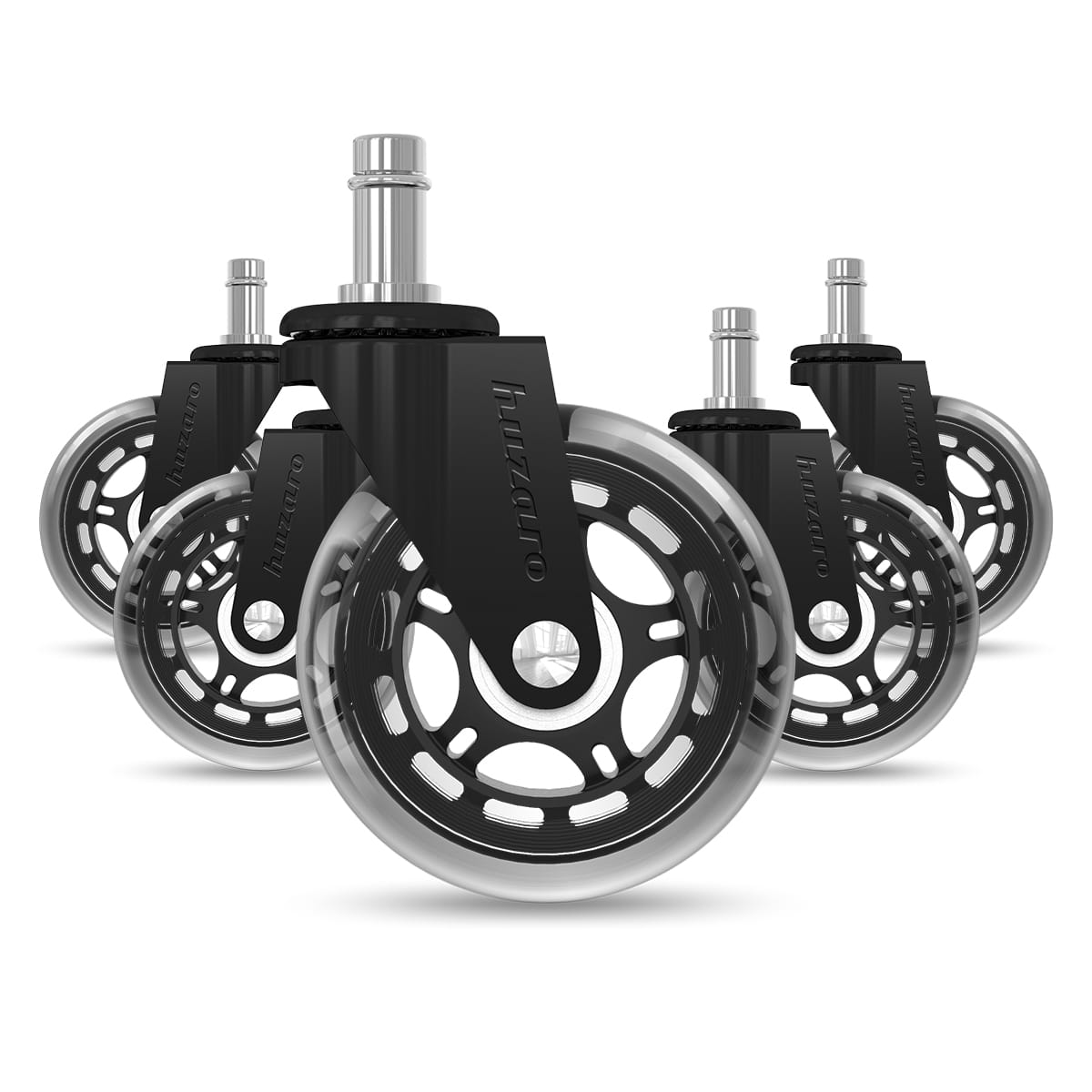 Görgők a székhez: Casters 2.0 Black