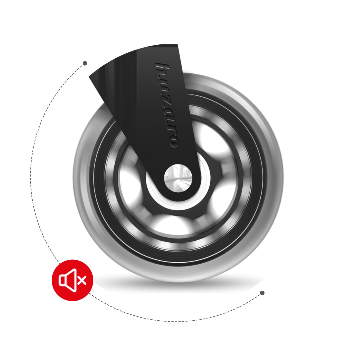 Колелца за стол Casters 2.0 Black