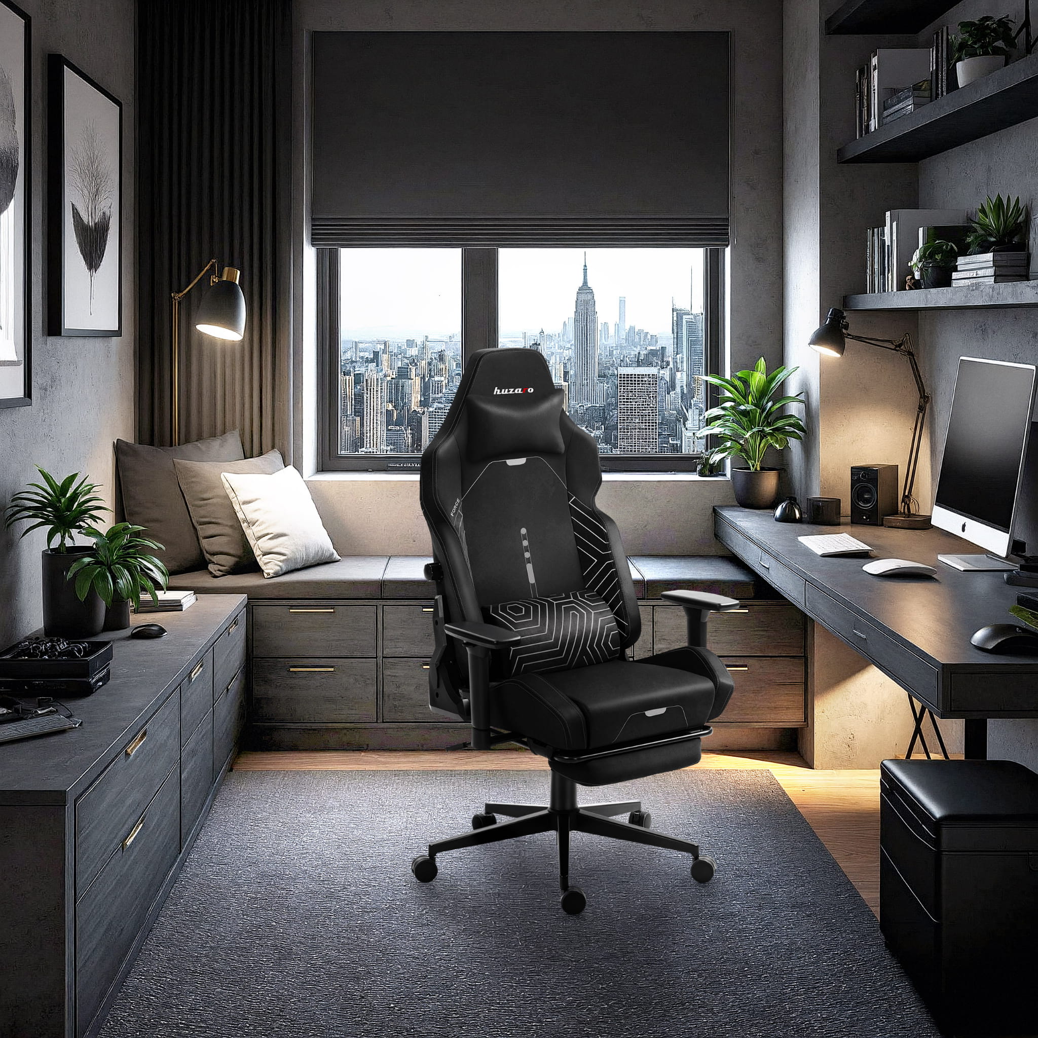 Fotel Gamingowy HUZARO FORCE 8.1 Black