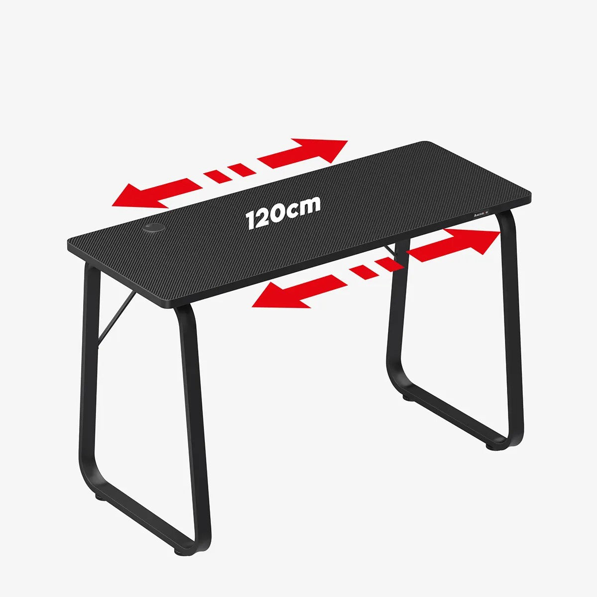 Biurko gamingowe Huzaro Hero 1.5 Black 120 cm