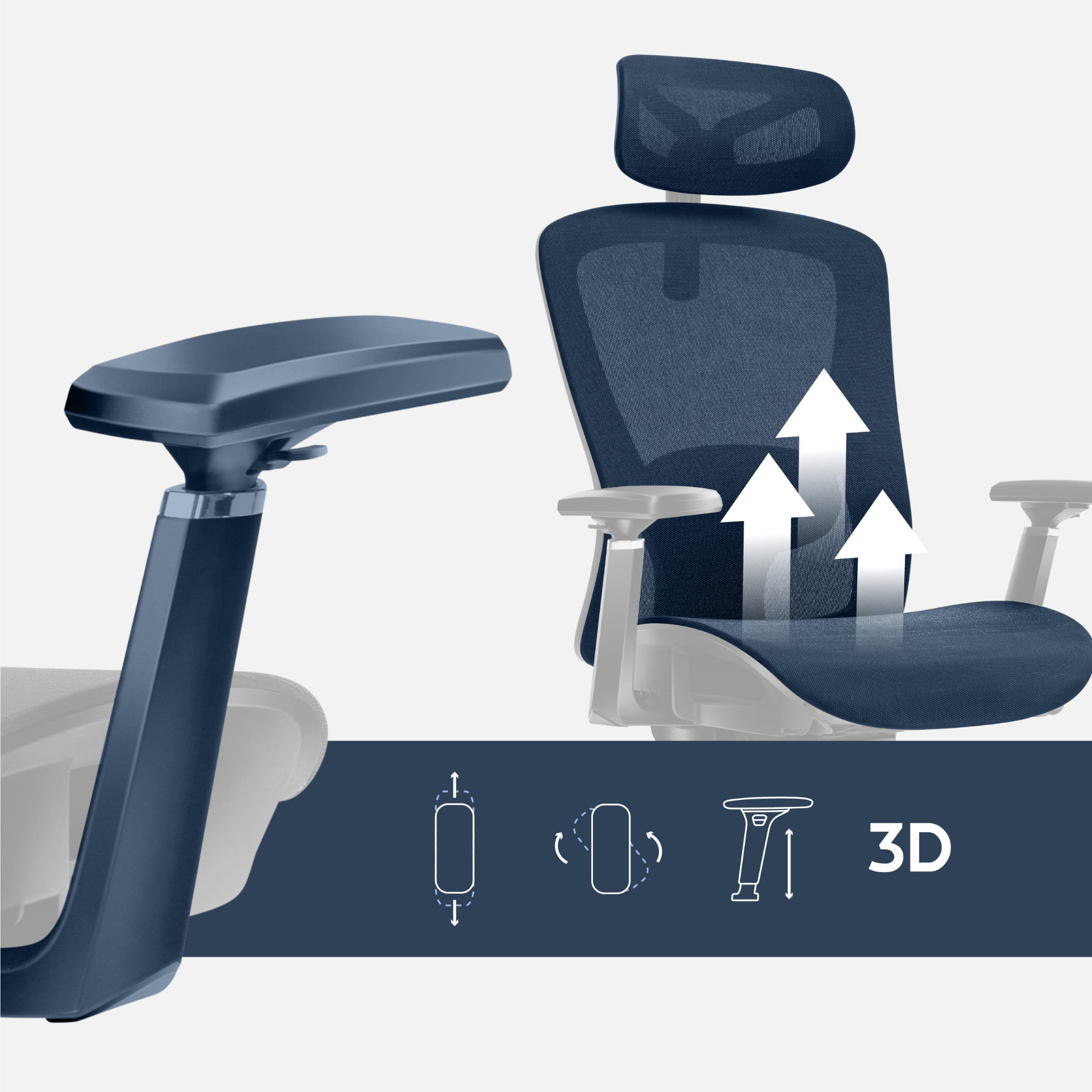 Fotel ergonomiczny Mark Adler Expert 5.3 Black Mesh