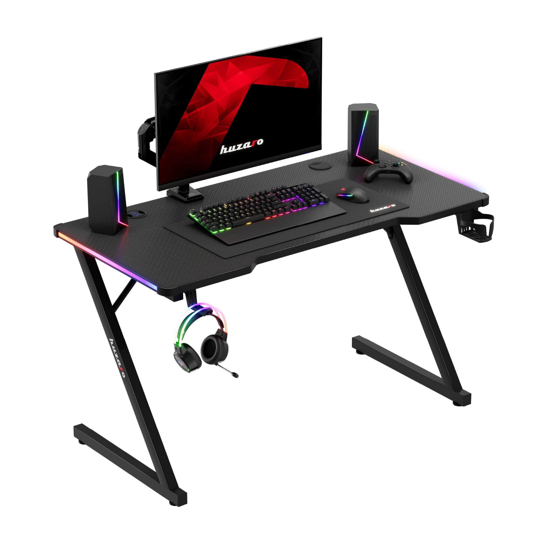 Biurko Gamingowe Huzaro Hero 2.5 RGB LED 120 cm