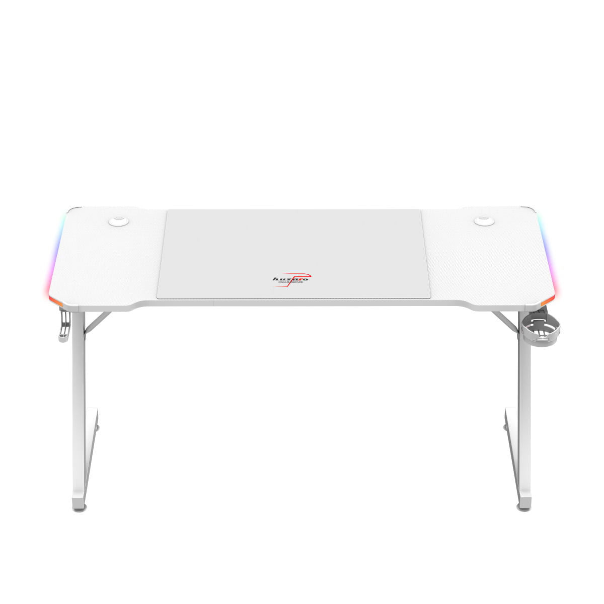 Biurko gamingowe Huzaro Hero 3.3 White RGB 140 cm
