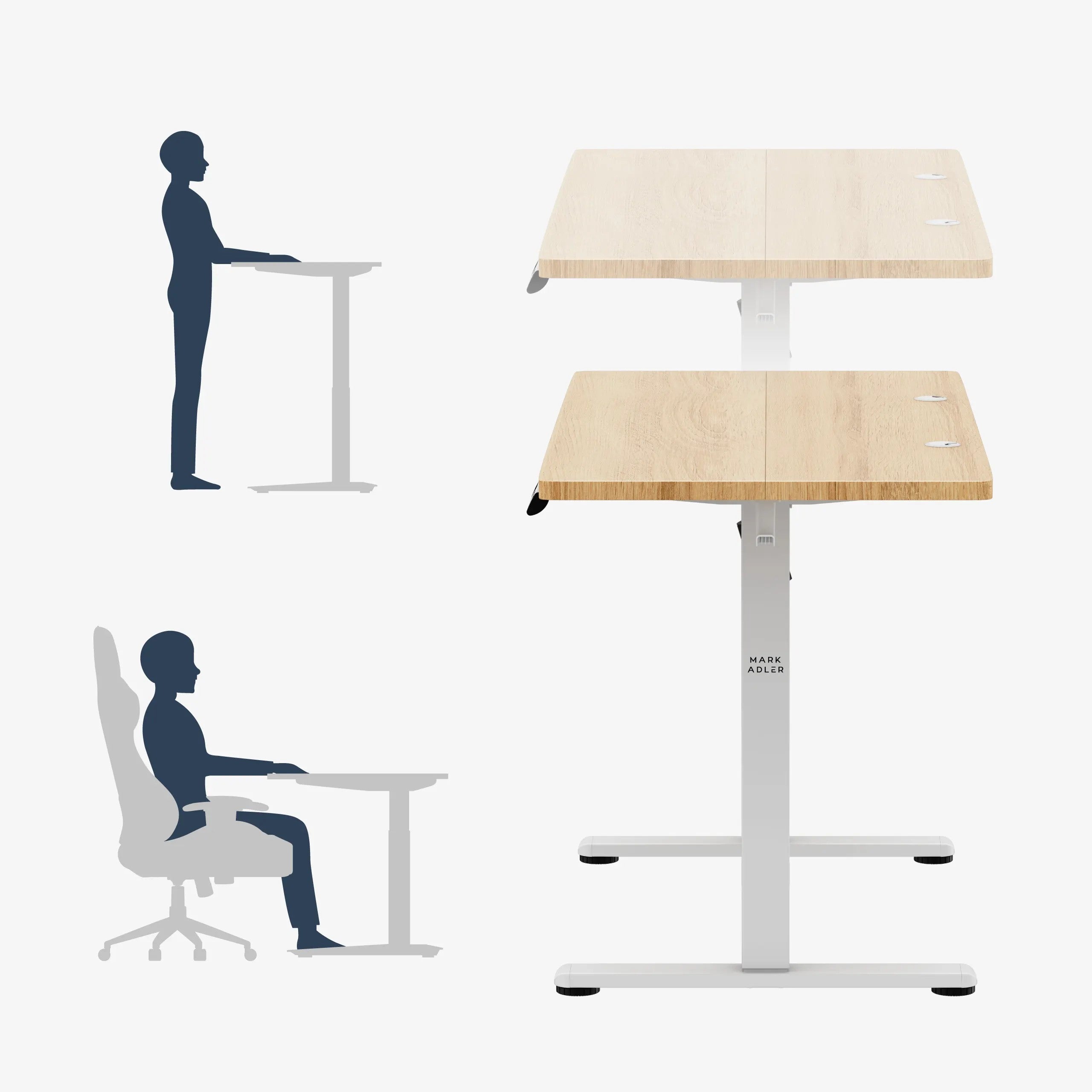 Biurko elektryczne regulowane Mark Adler Leader 6.9 Craft 120 cm