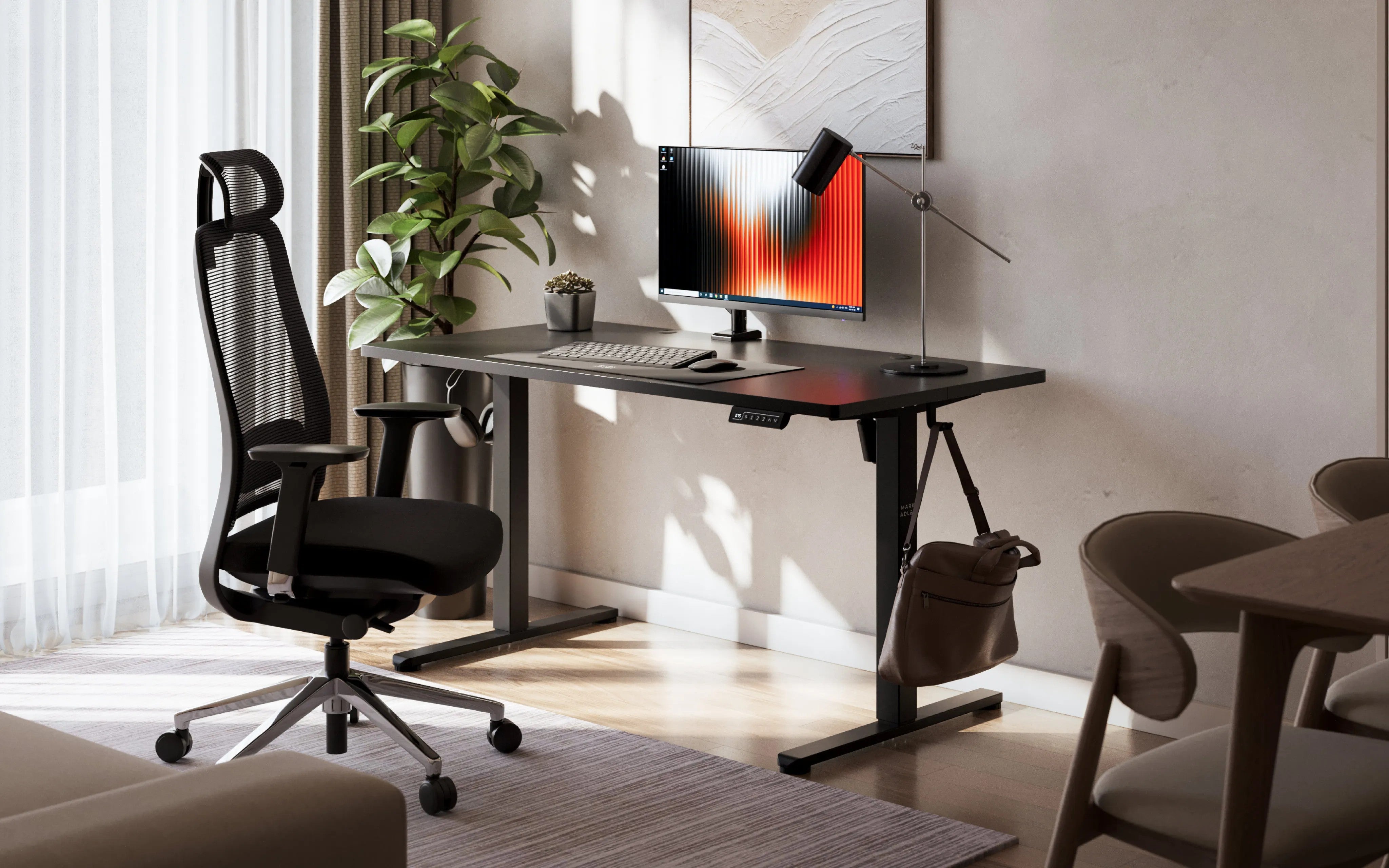 Biurko elektryczne Mark Adler Leader 7.3 Black 140 cm