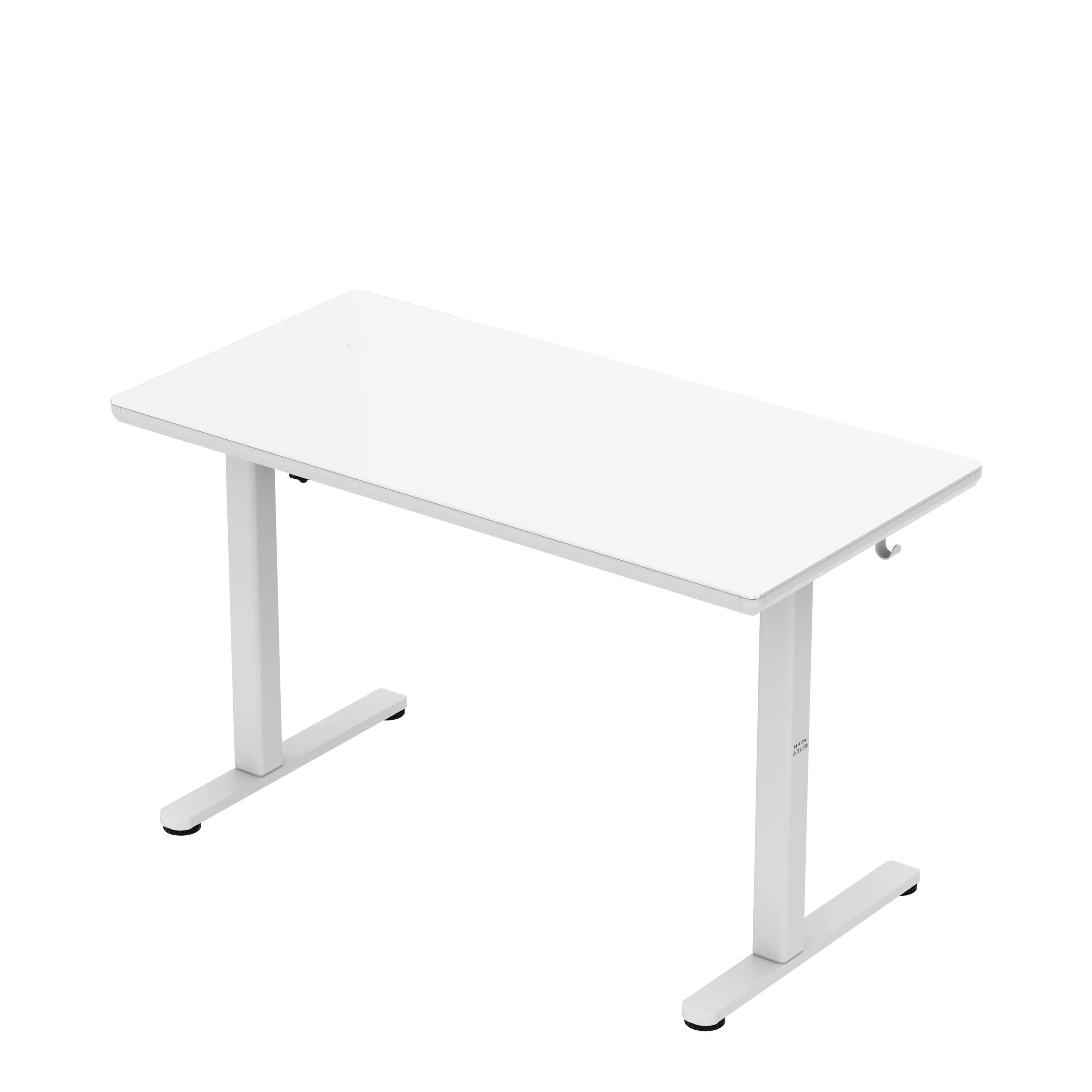 Biurko elektryczne ze szklanym blatem Mark Adler Leader 8.5 White