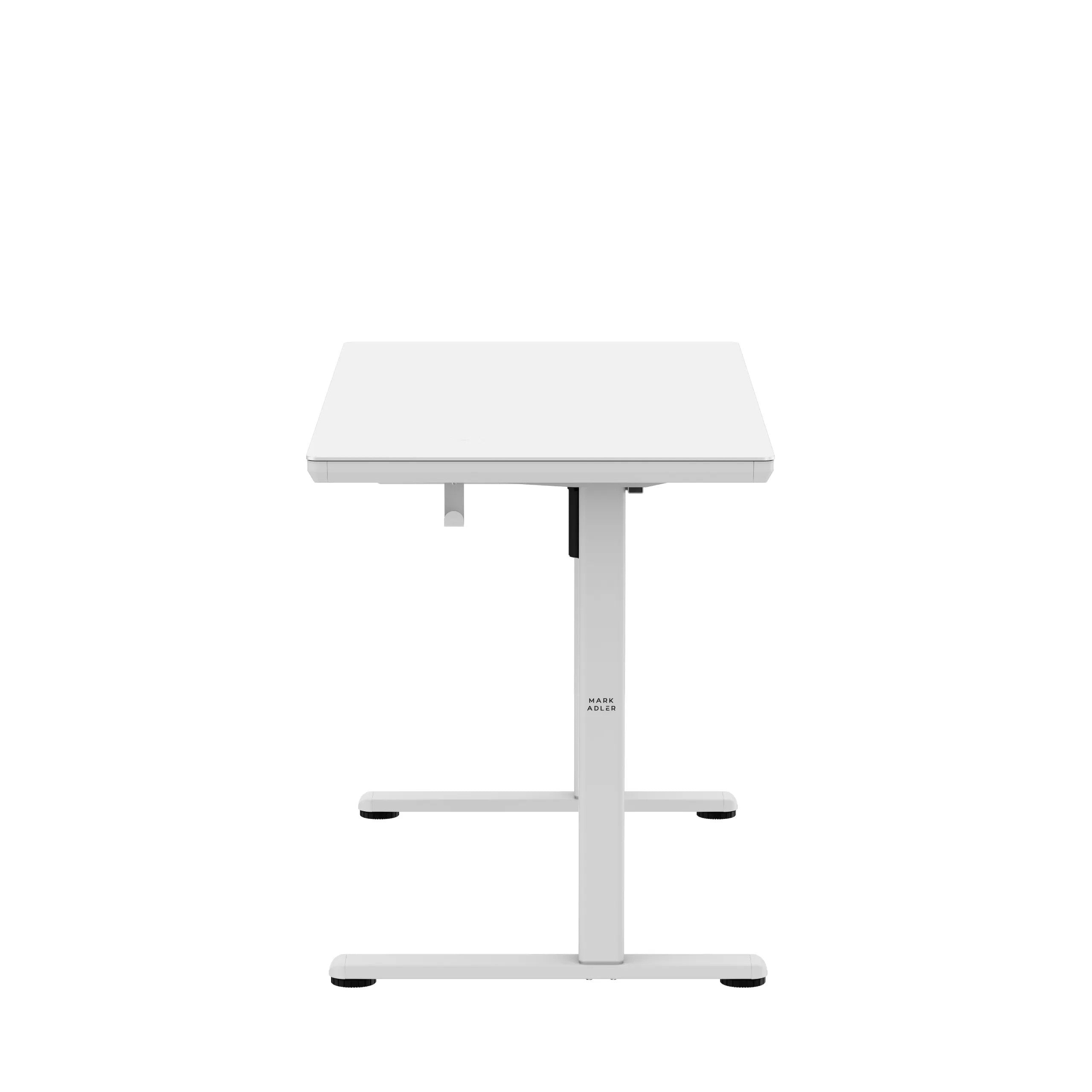 Biurko elektryczne ze szklanym blatem Mark Adler Leader 8.5 White