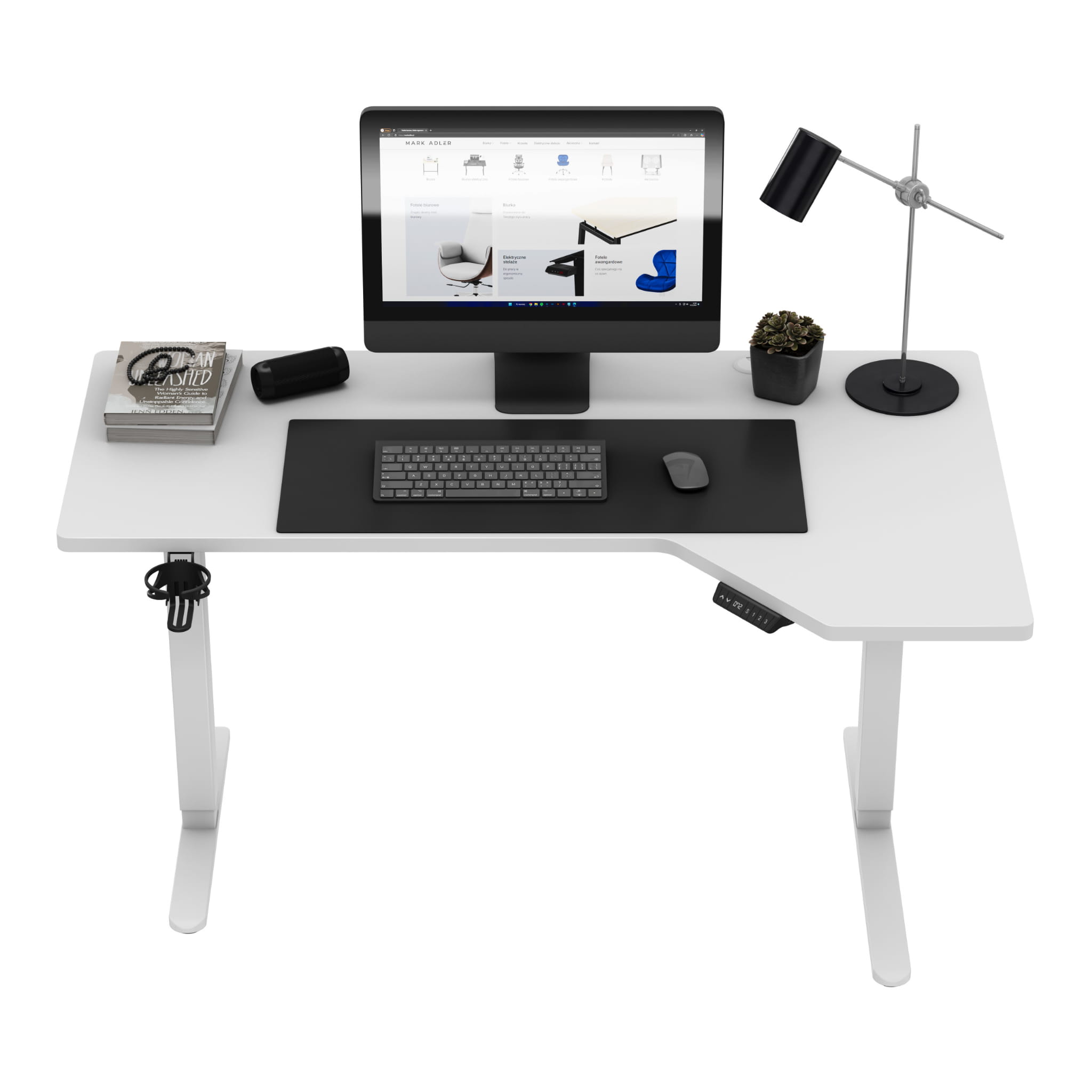 Biurko elektryczne Mark Adler Leader 9.1 White 145 cm