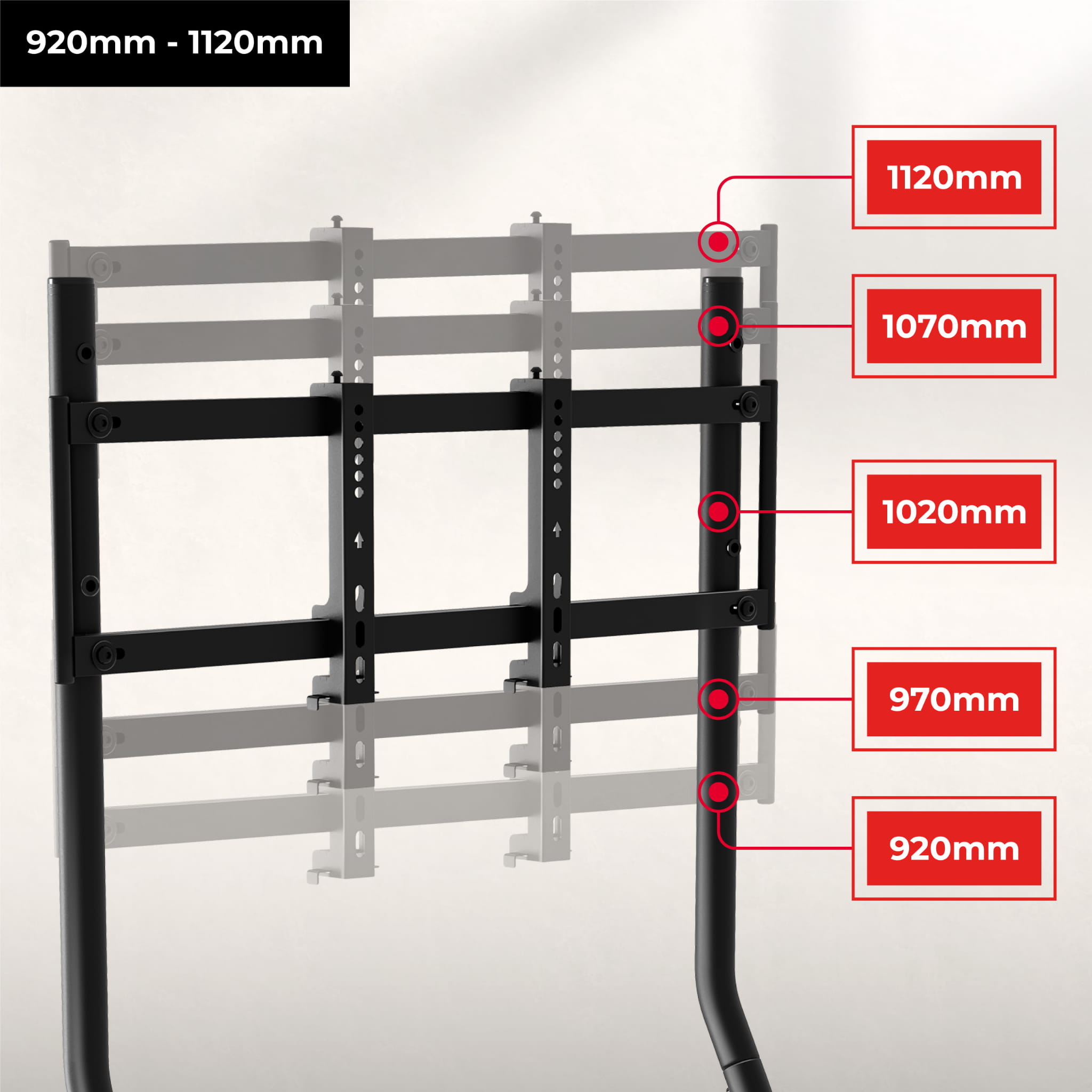 Stojak na telewizor Huzaro Speed 9.1 sim racing