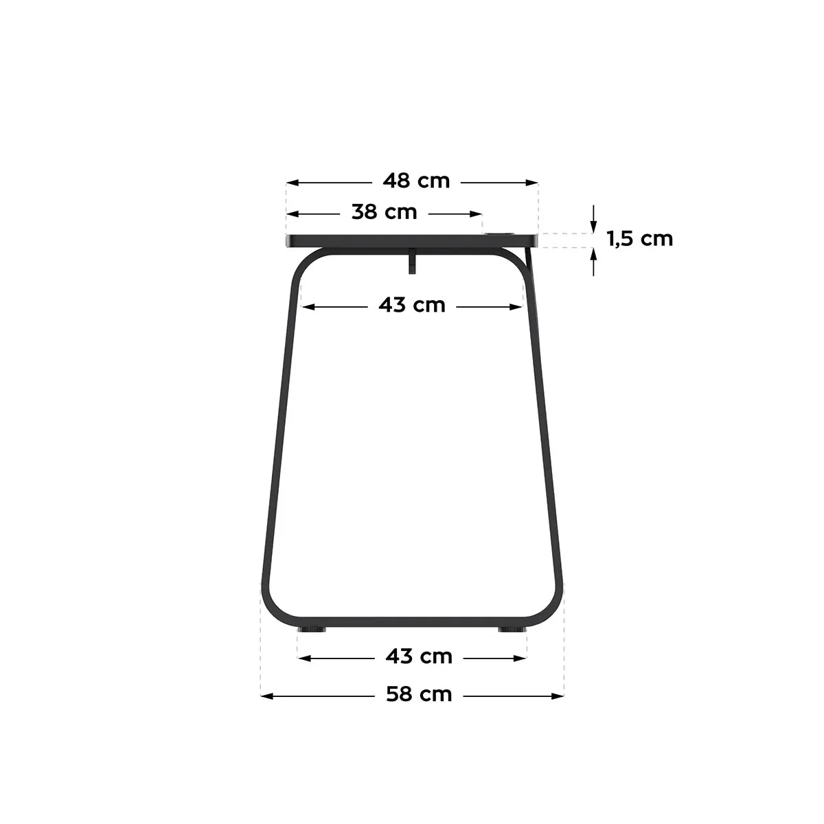 Biurko gamingowe Huzaro Hero 1.5 Black 120 cm