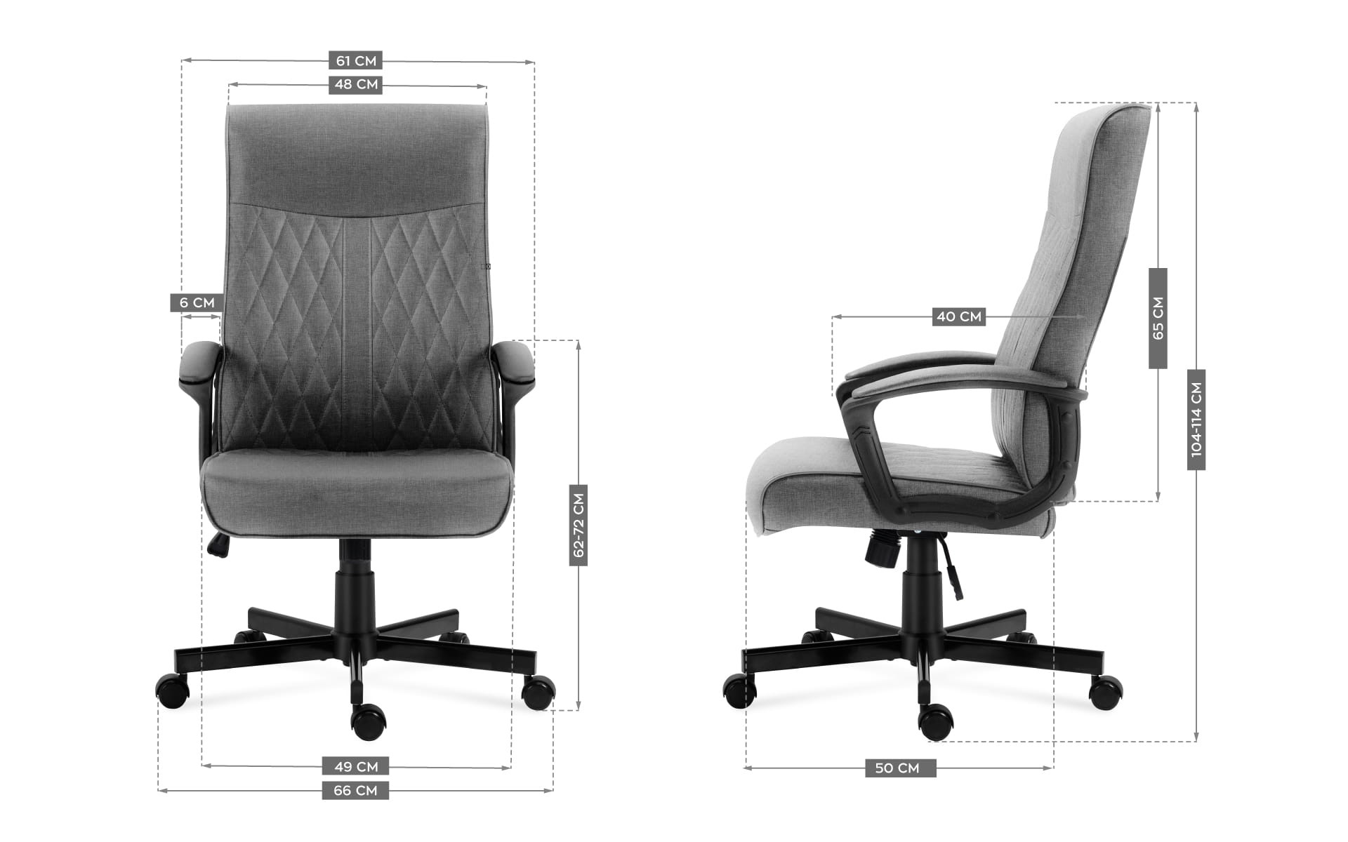 Fotel Biurowy Mark Adler Boss 3.2 Grey