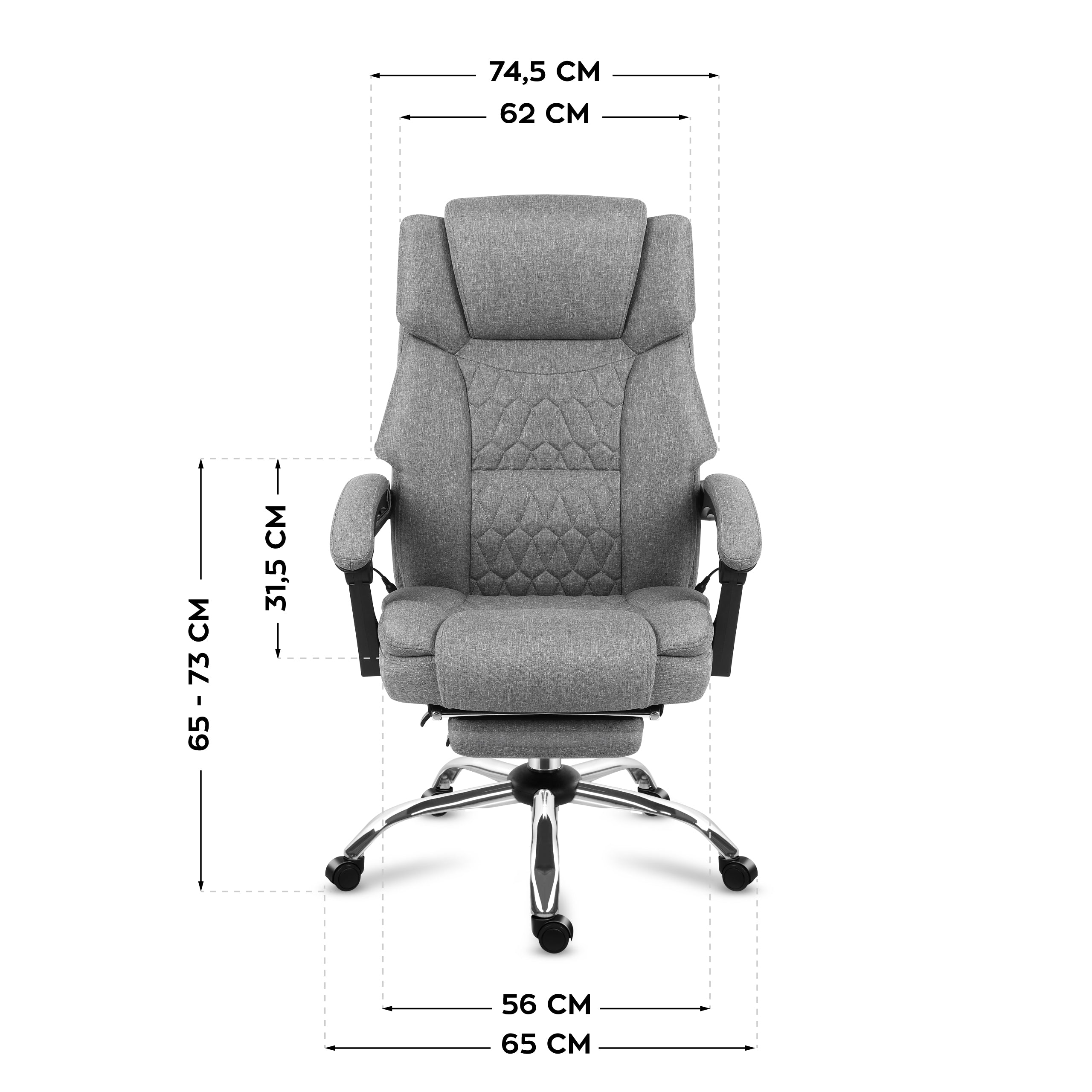 Fotel biurowy Mark Adler Boss 6.0 Grey