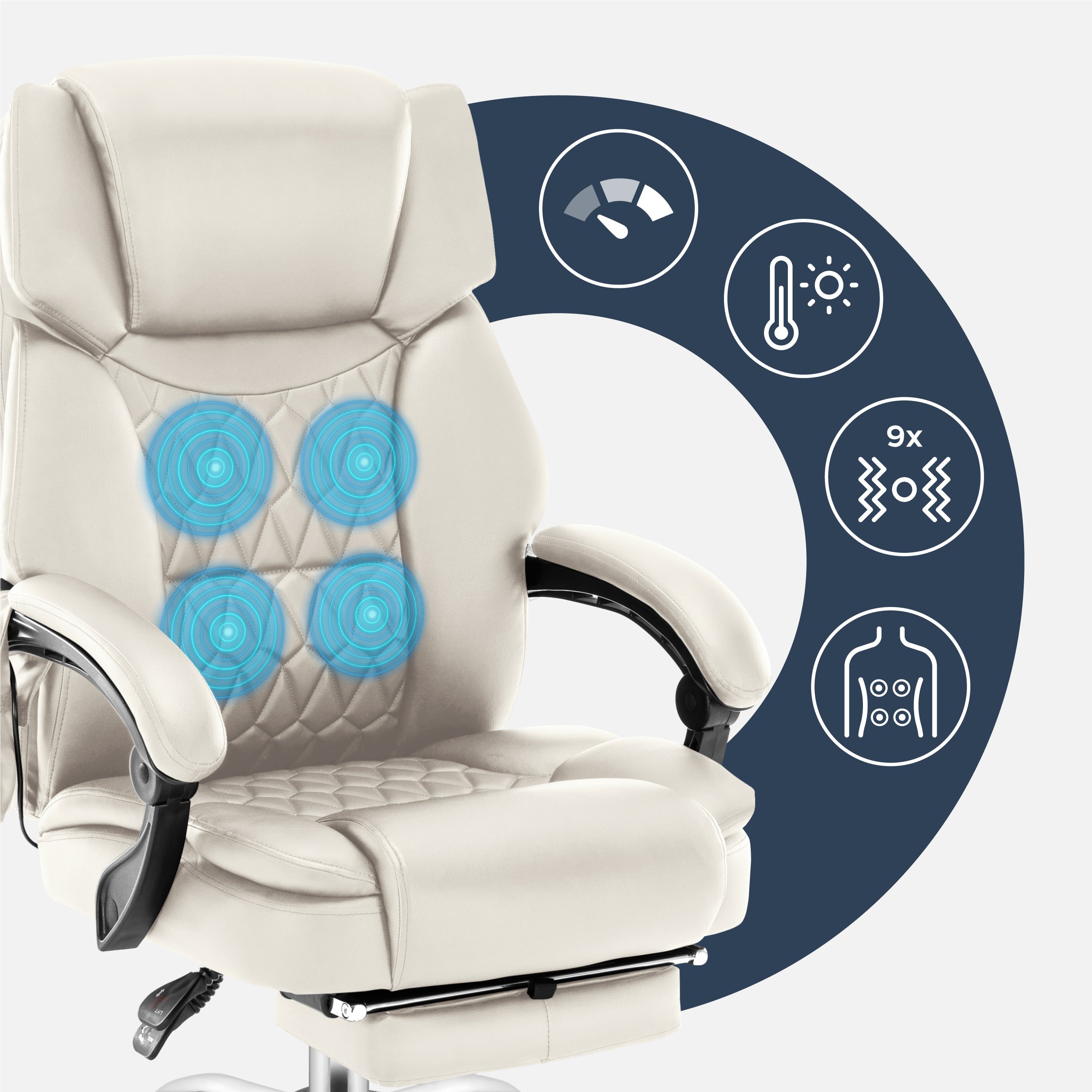 Fotel biurowy Mark Adler Boss 6.0 Beige