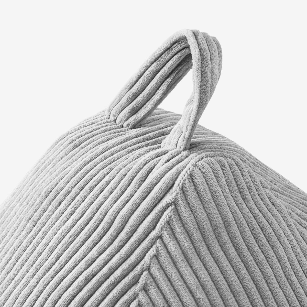 Пъф-чувал от велур, сив, Mark Adler Comfy 1.0 Grey