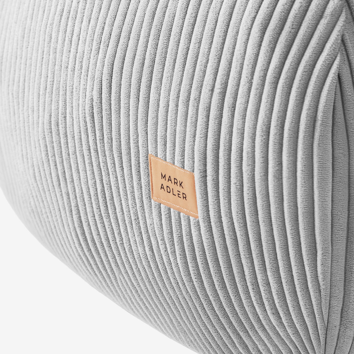 Пъф-чувал от велур, сив, Mark Adler Comfy 1.0 Grey