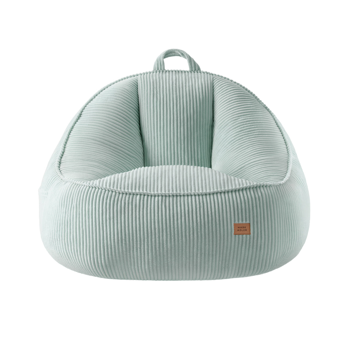 Mark Adler Comfy 4.0 Sage háttámlás, kordbársony puffszék