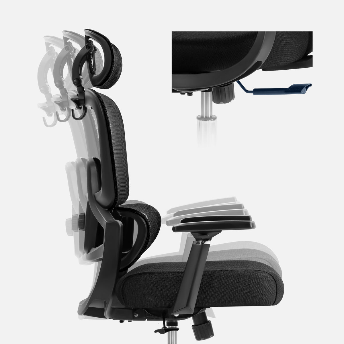 Mark Adler Expert 4.3 Black ergonómikus forgószék