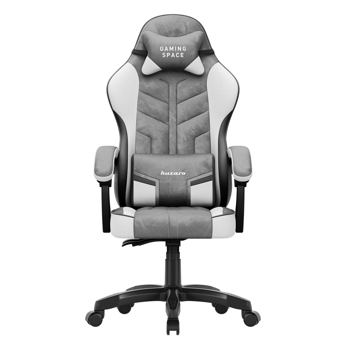Гейминг стол от велур Huzaro Force 2.7 Grey
