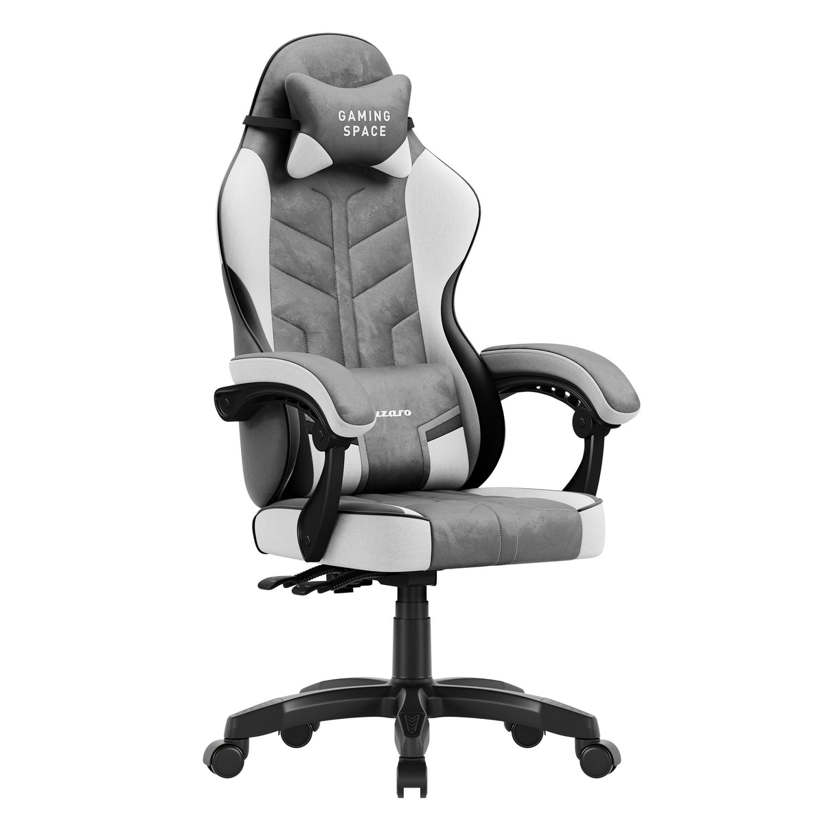 Гейминг стол от велур Huzaro Force 2.7 Grey