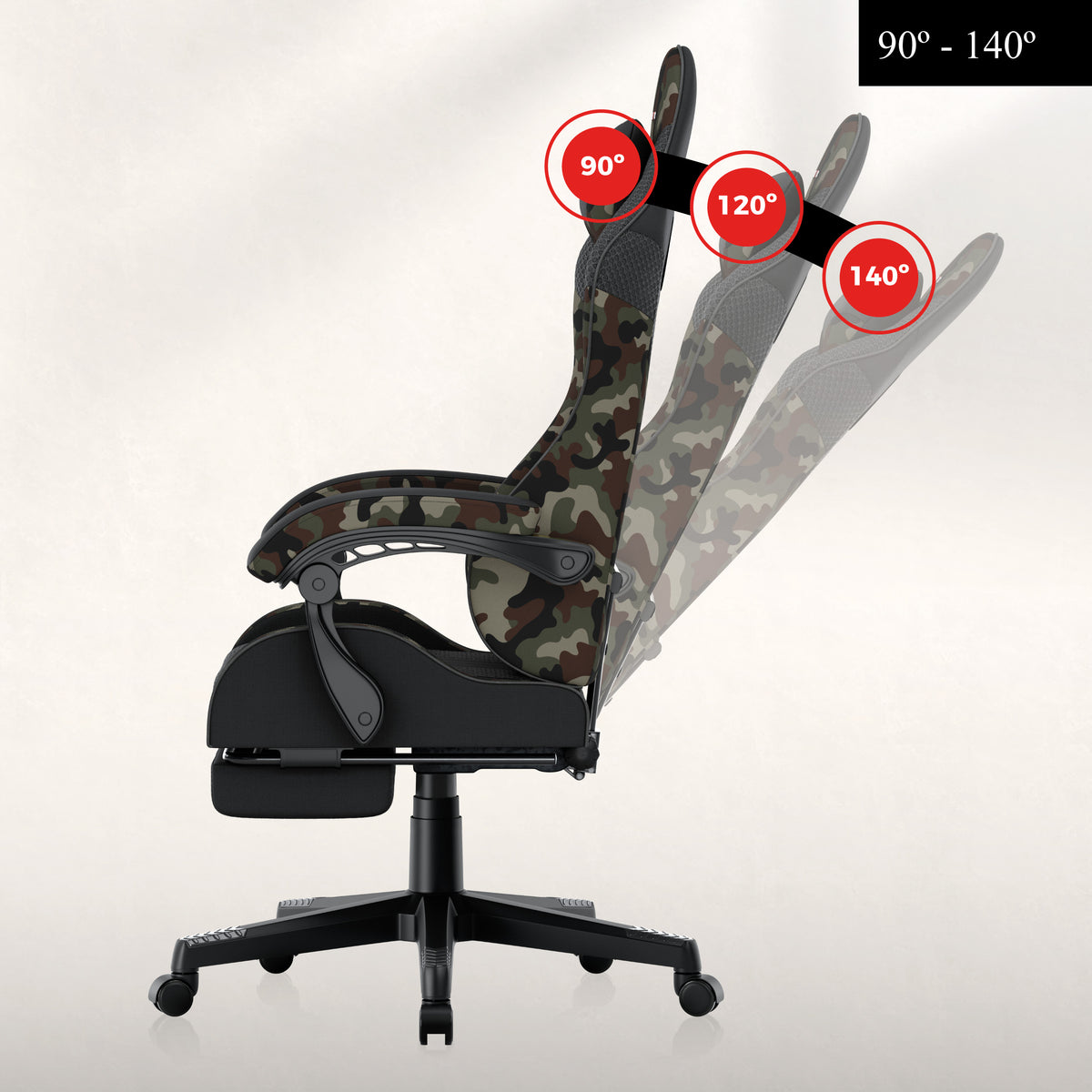 Huzaro Force 4.7 Camo Mesh gamer szék